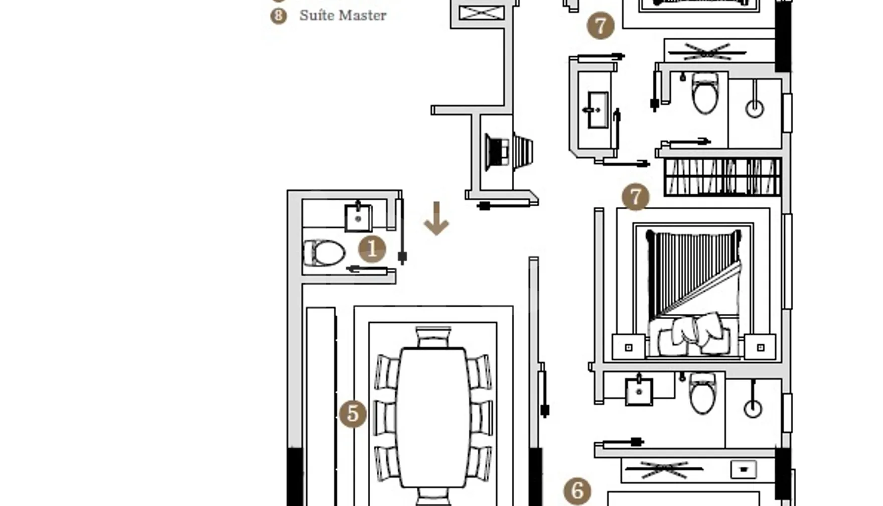 Planta — Apartamento 131,39 m²