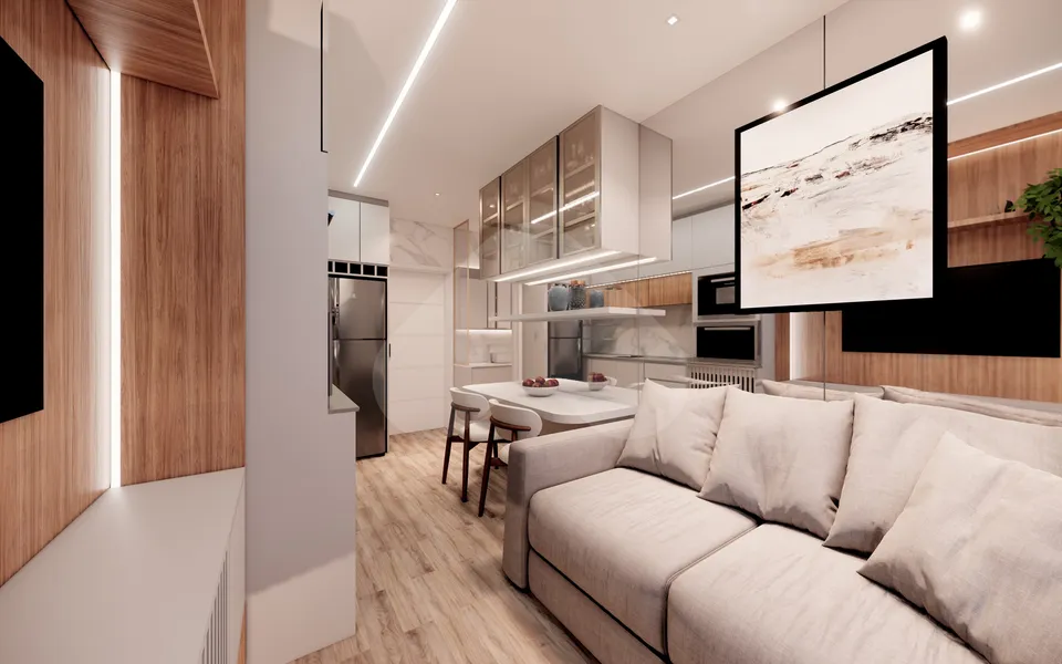 Smart Living Portão - Studio com 18,45 m², em Portão — foto 11
