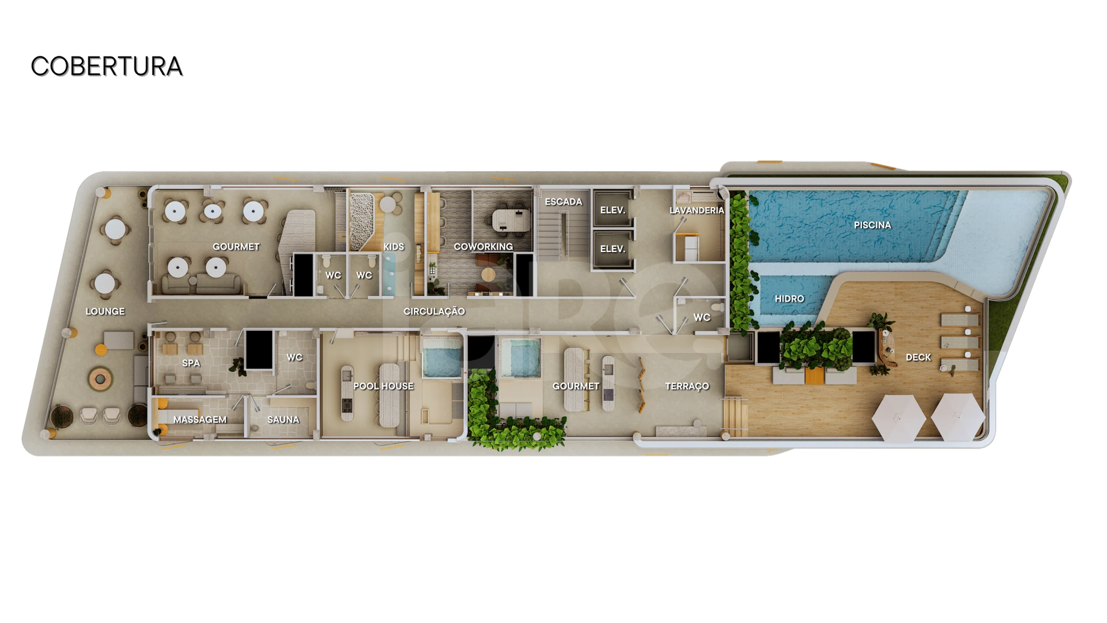 Planta — Pavimento rooftop