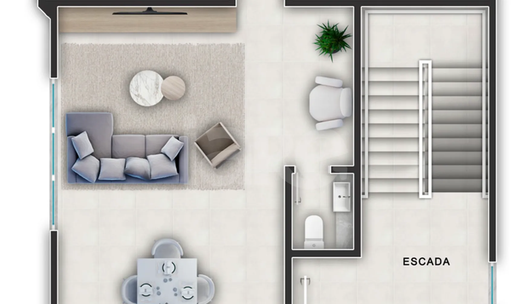 Planta — Apartamento 188 m²