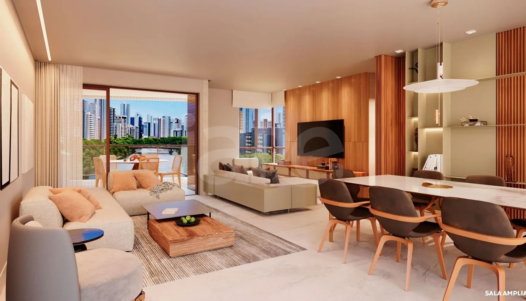Terrazza Beira Rio - Apartamento com 127,89 m², em Madalena — foto 4