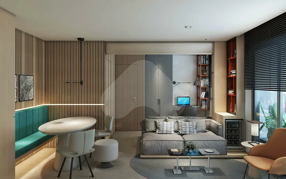 Duo E-Residence - Studio com 27 m², em São Judas — foto 6