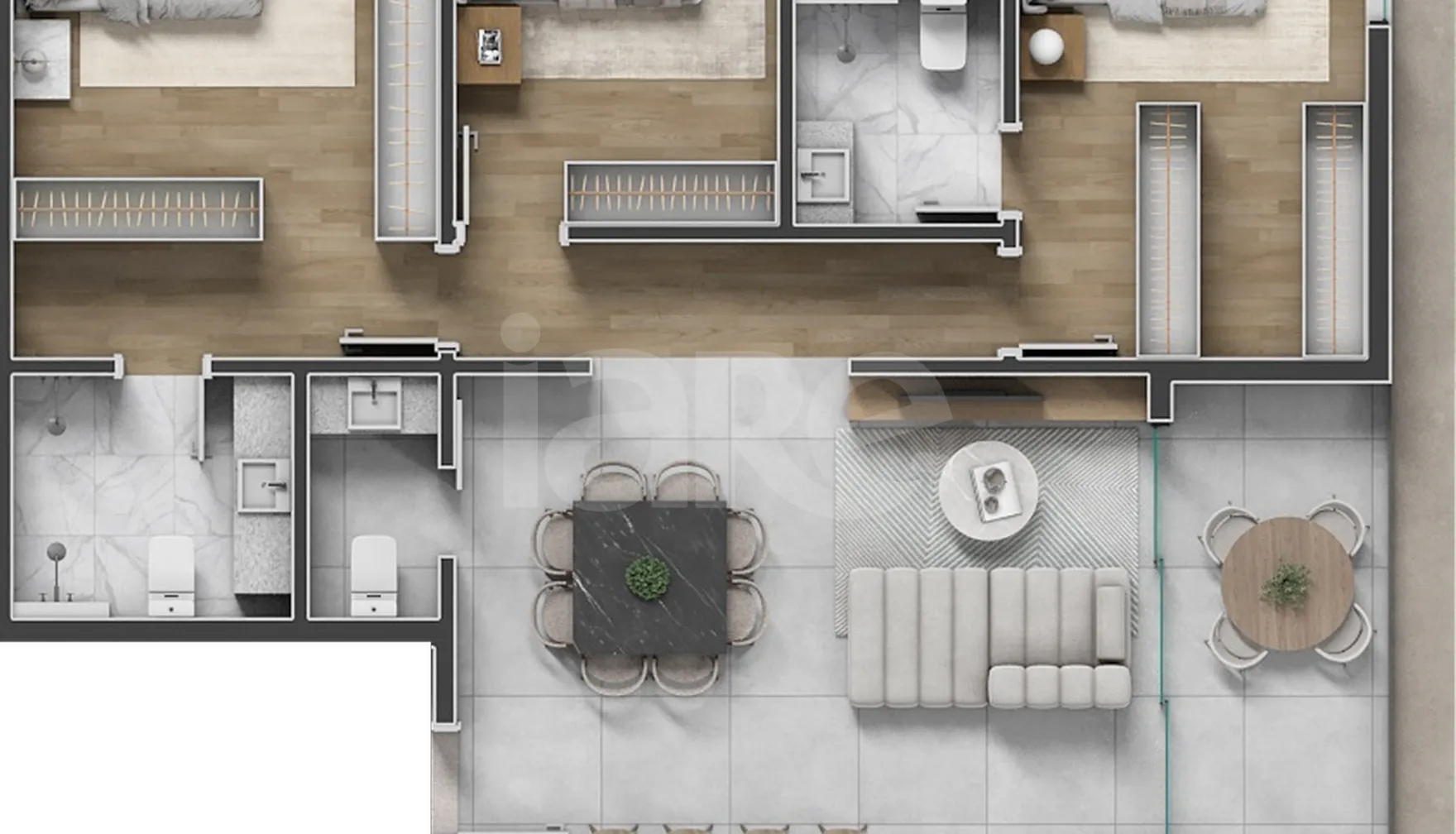 Planta — Apartamento 110,34 m²