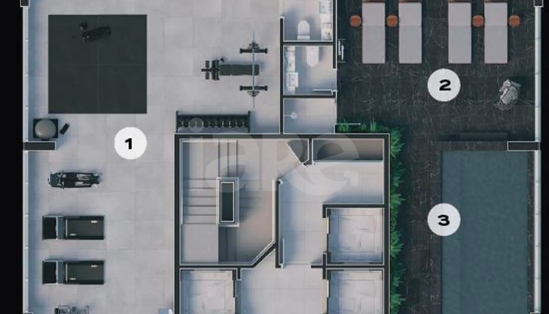 Planta — Pavimento lazer 1