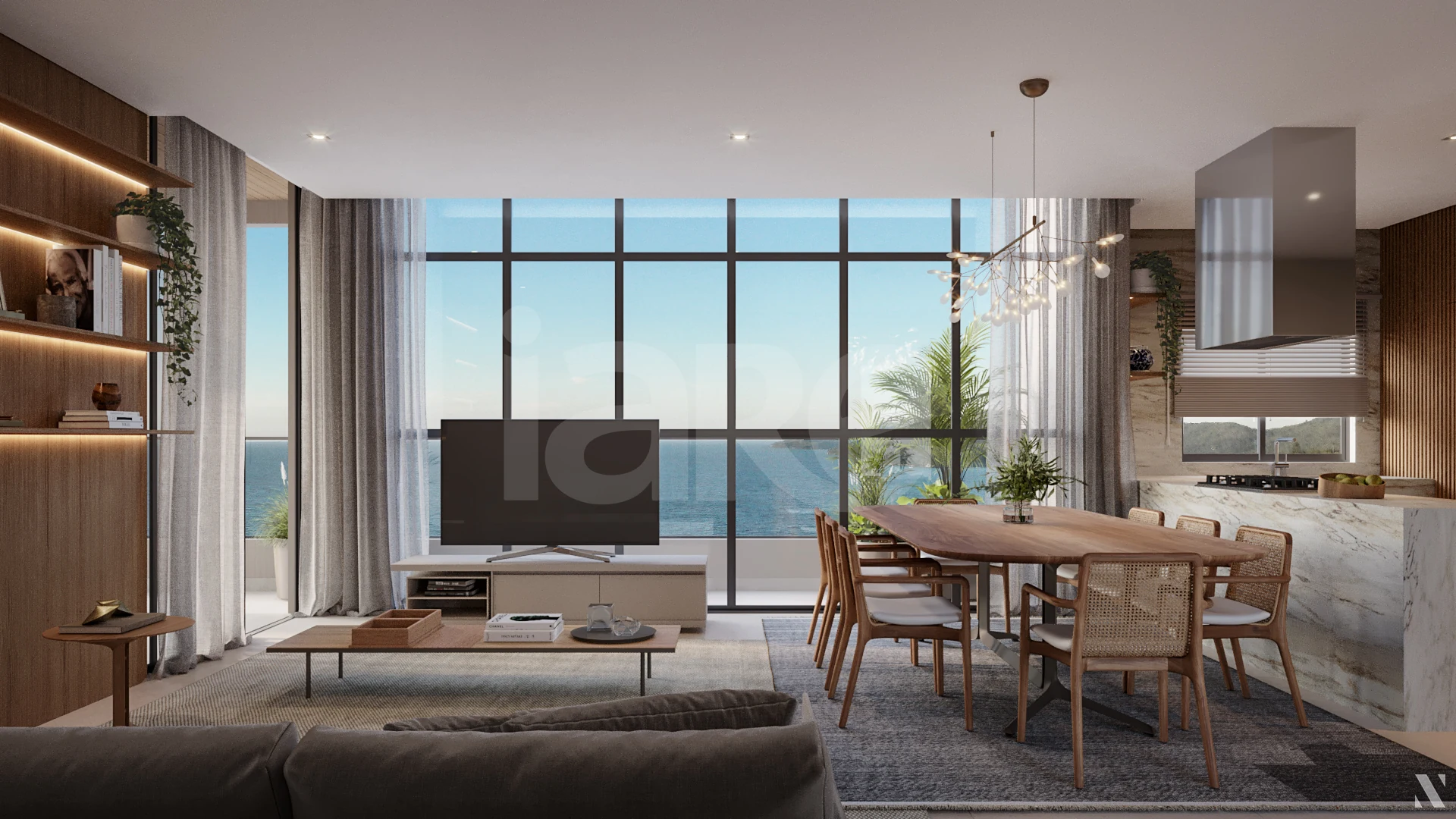 Blue Forest Residence - Apartamento com 149 m², em Perequê — foto 2