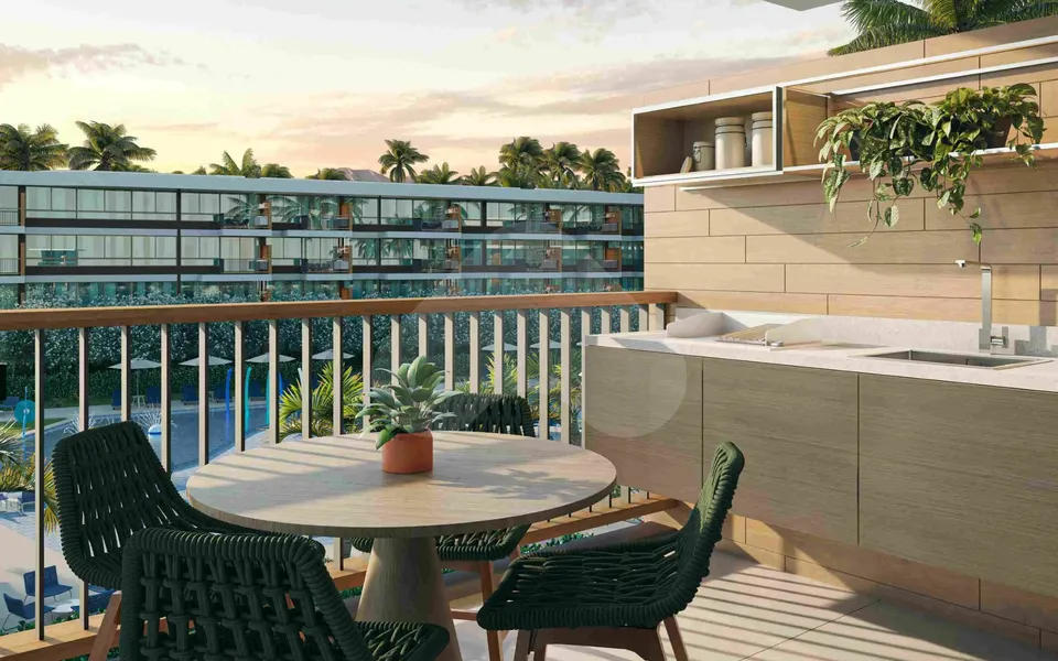 Beach Class Manguinhos - Apartamento com 45,05 m², em Tamandaré — foto 3