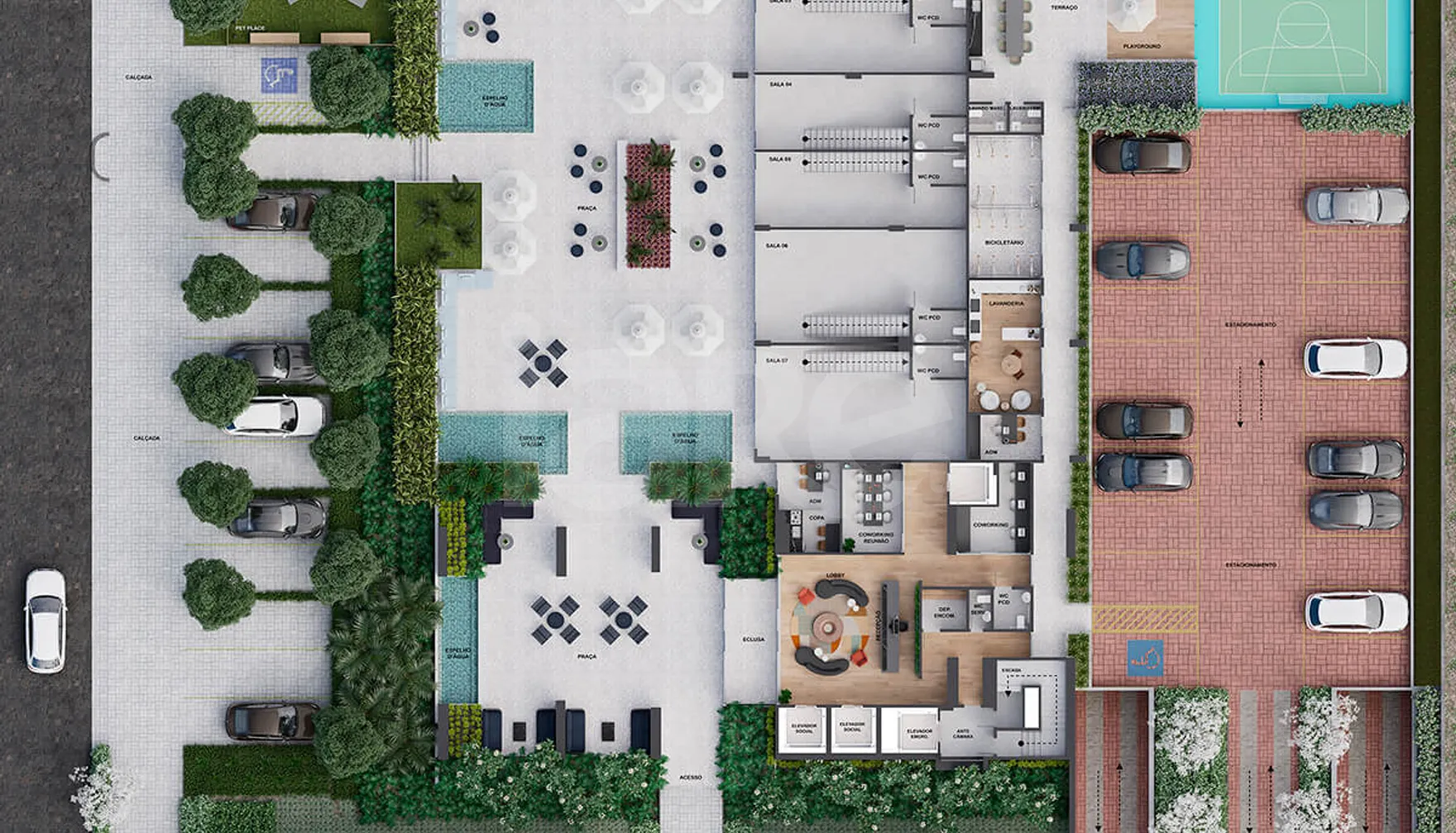 Planta — Pavimento térreo