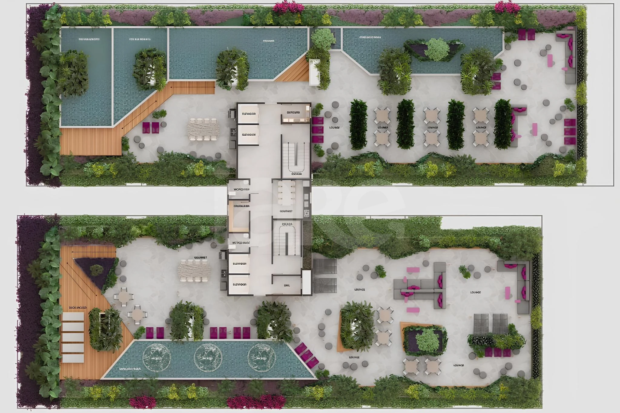 Planta — Pavimento rooftop