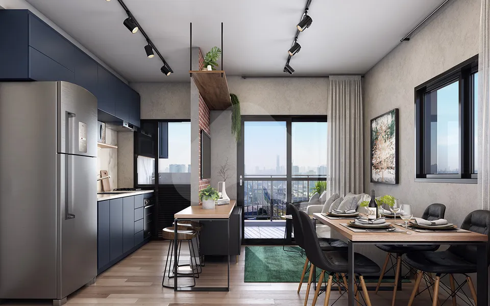 Station Bresser - Apartamento com 38 m², em Belenzinho — foto 4