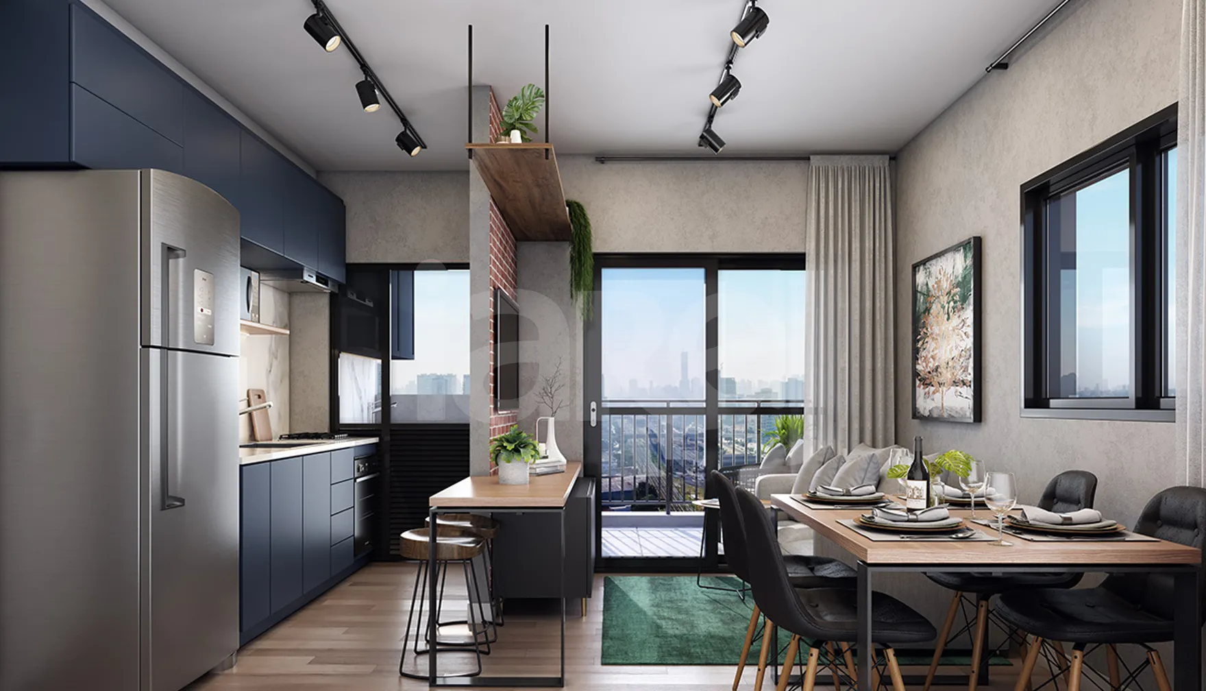 Station Bresser - Apartamento com 38 m², em Belenzinho — foto 4