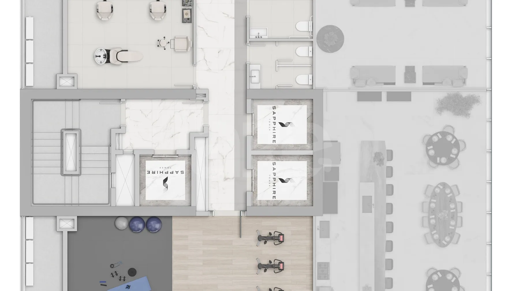 Planta — Pavimento lazer 2