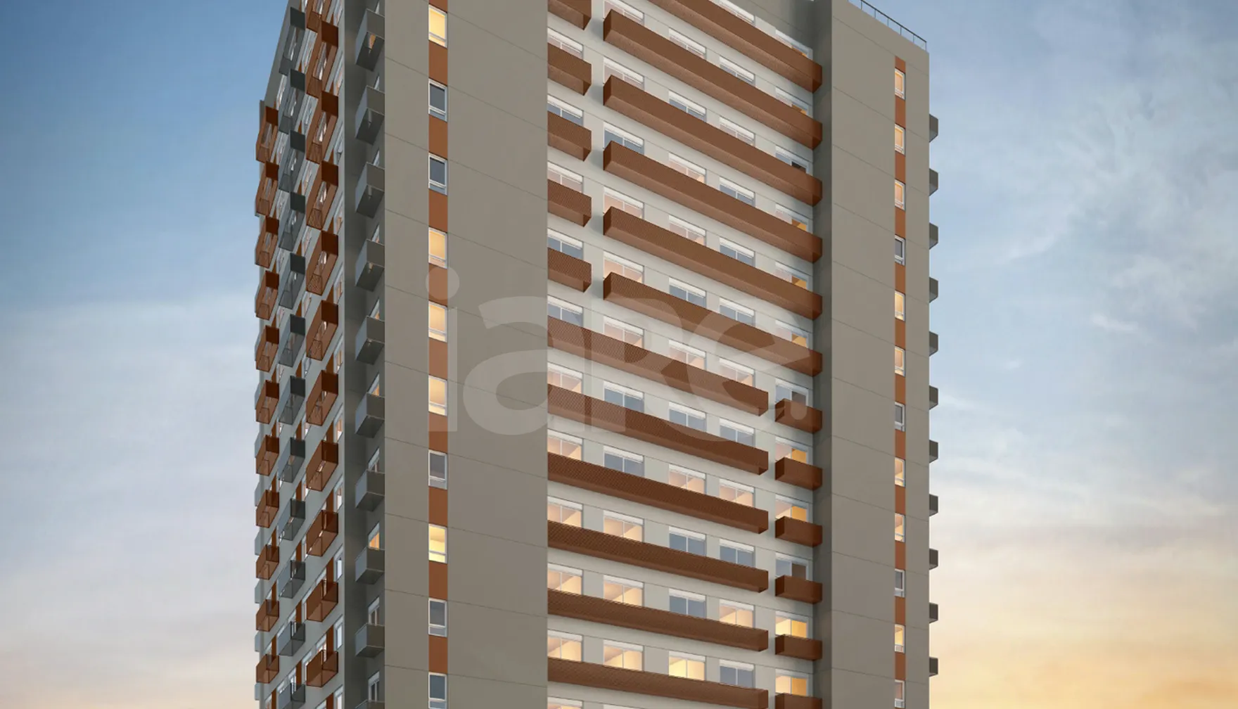 Skyline Menino Deus - Studio com 19,04 m², em Menino Deus — foto 1