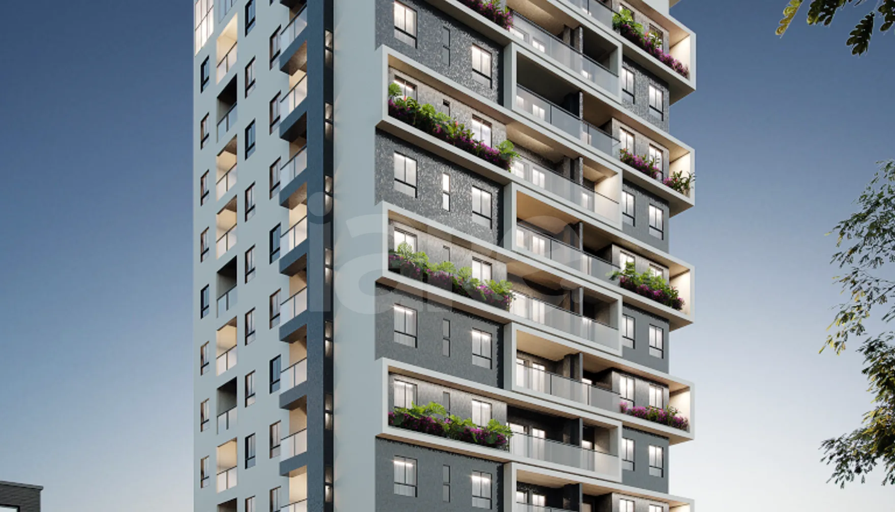 Huios di Cittá - Apartamento com 54,56 m², em Intermares — foto 2