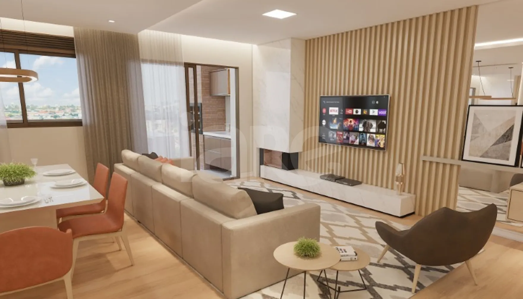 Condomínio Mood - Apartamento com 86,8 m², em Bacacheri — foto 4