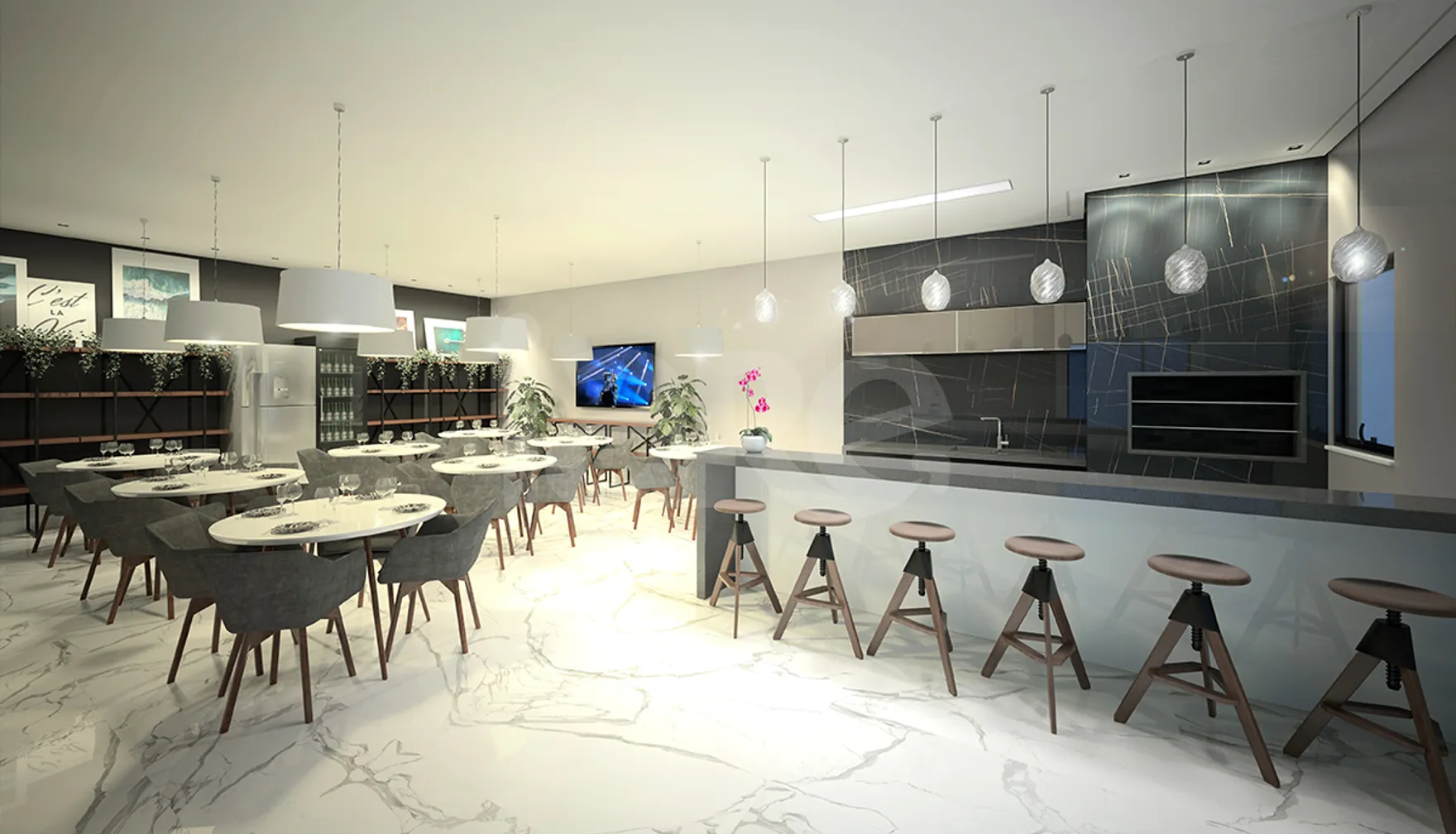 Brava Center Residence - Cobertura com 369,3 m², em Praia Brava de Itajaí — foto 9