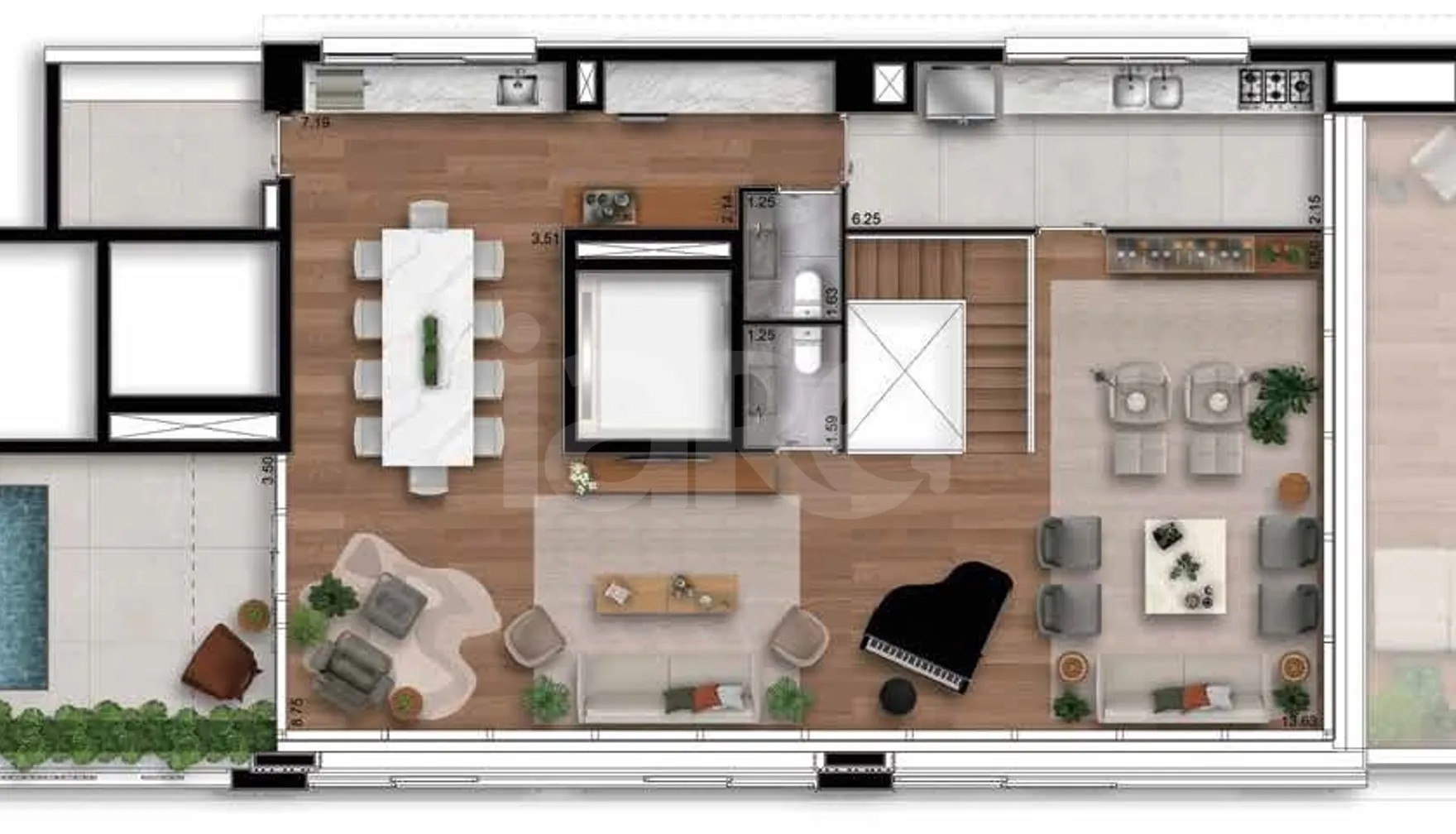Planta — Garden 331,24 m²