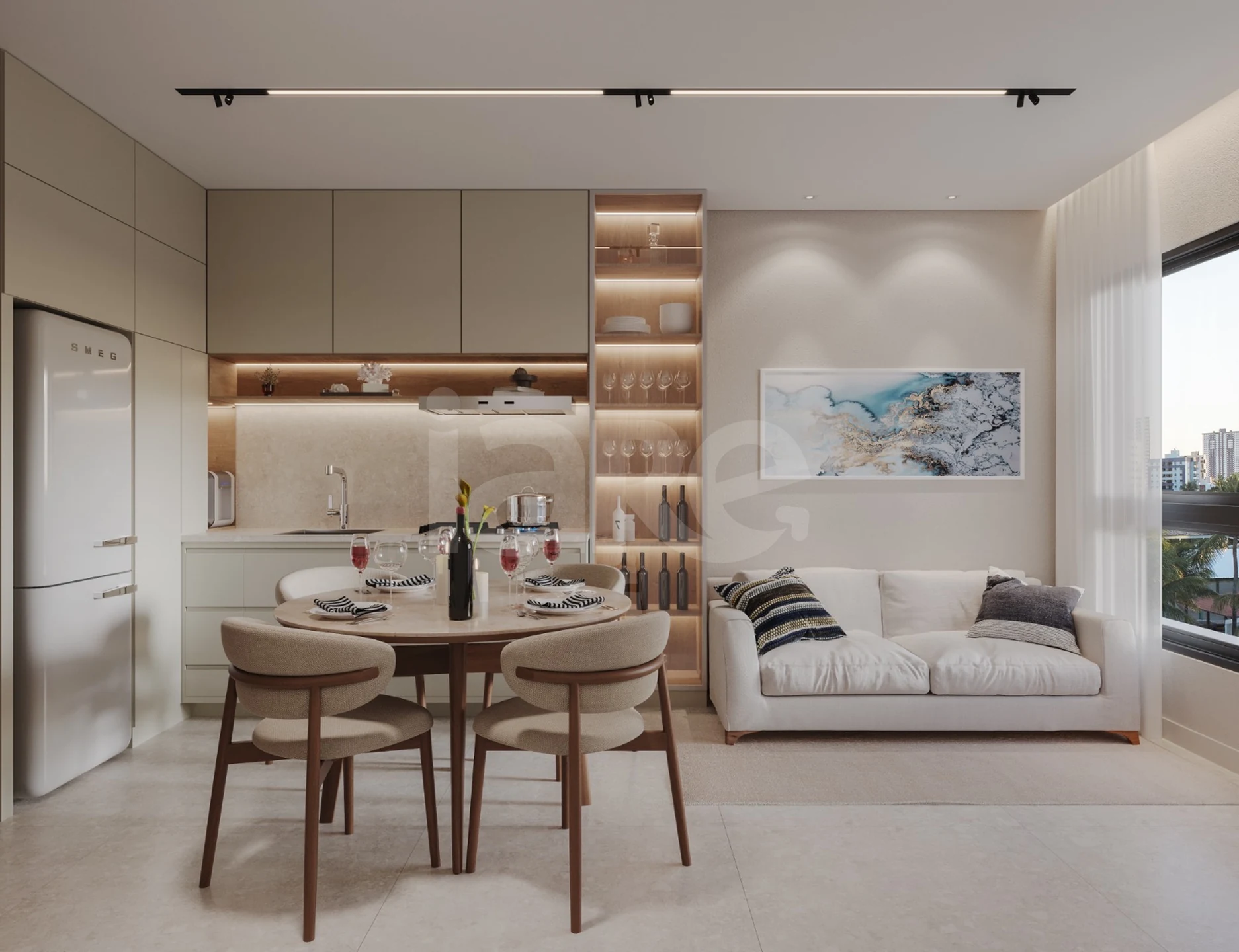 Al Mare Parque - Apartamento com 69,7 m², em Jardim Oceania — foto 5