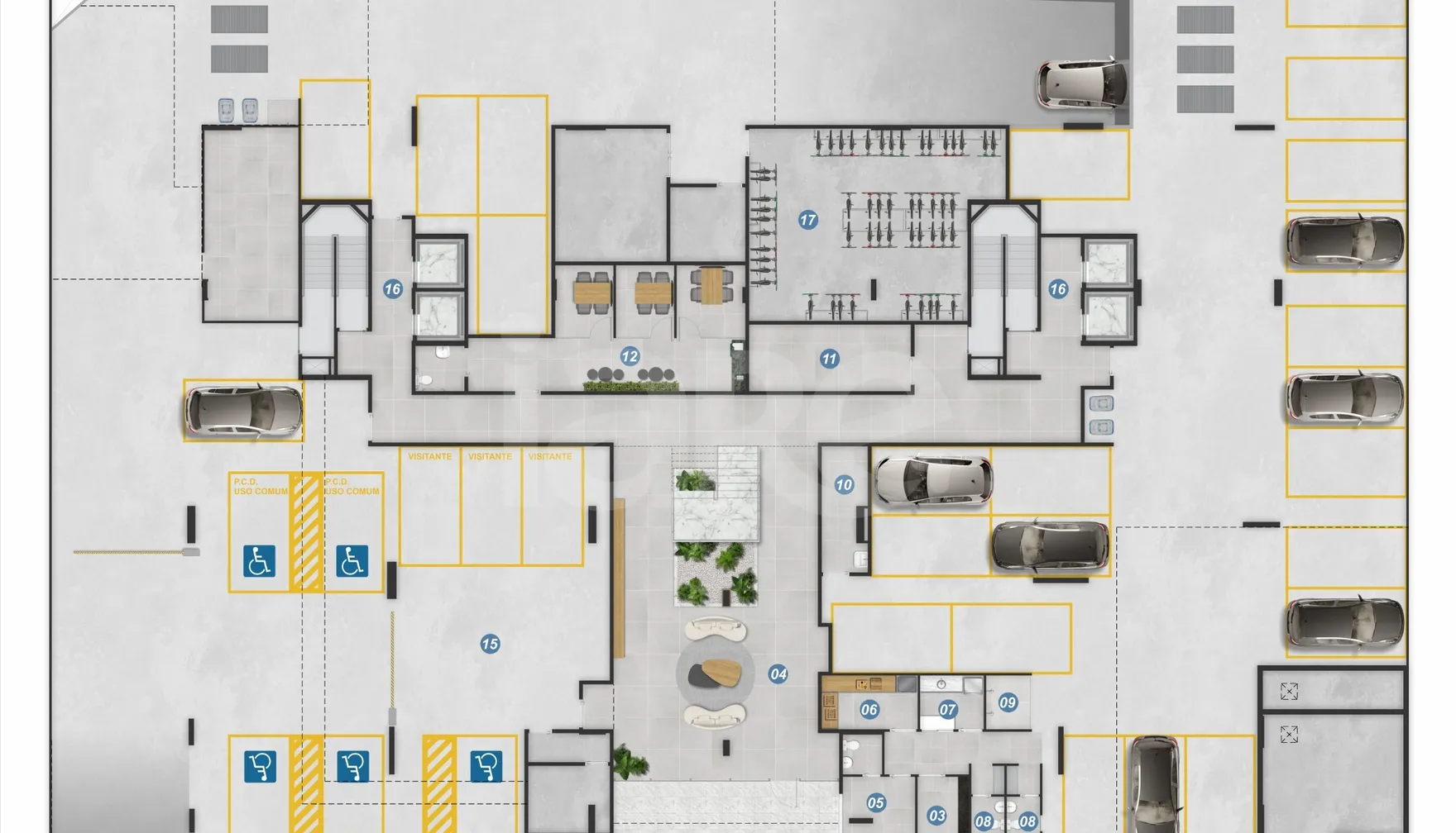 Planta — Pavimento térreo