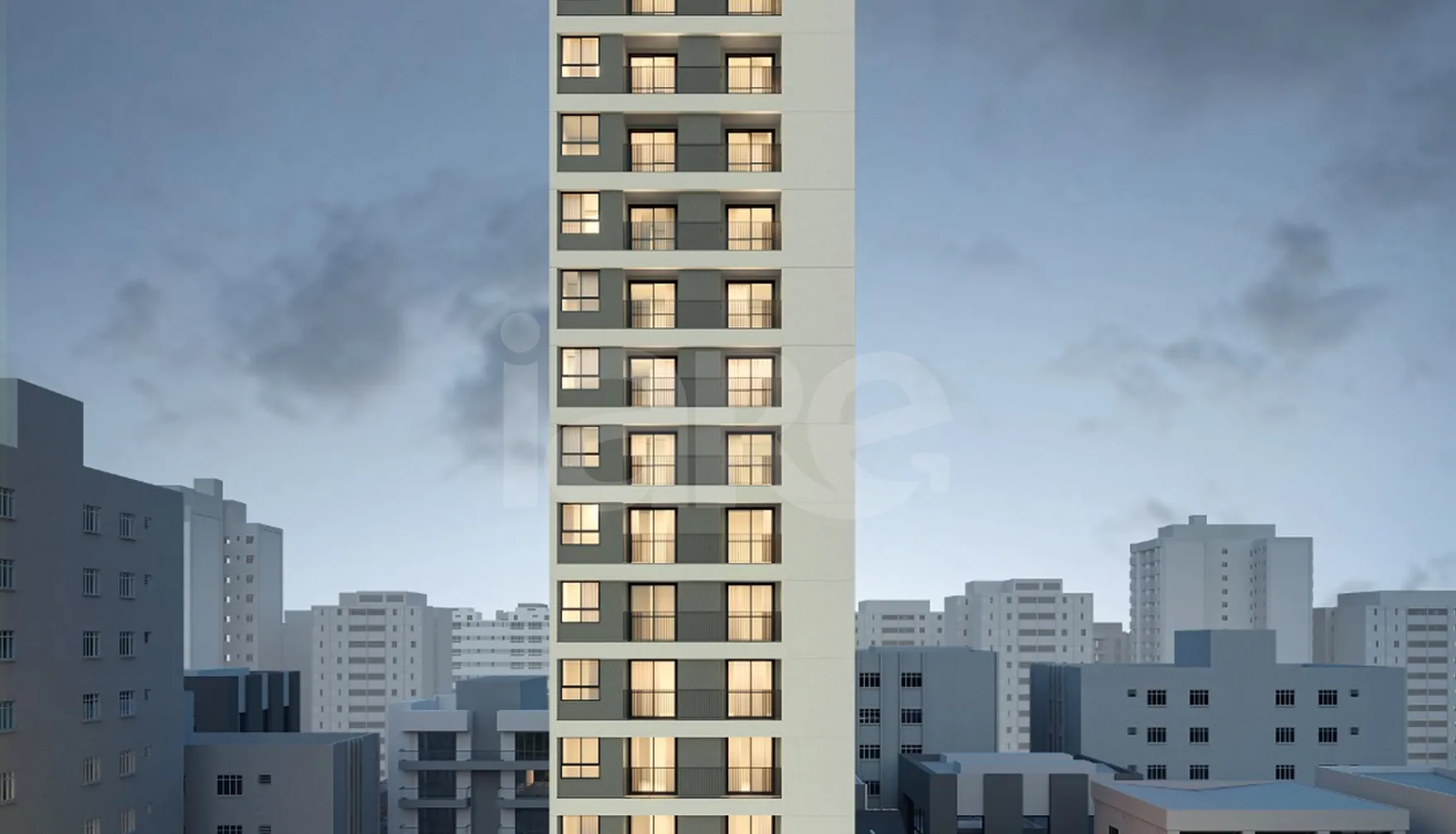 Core Faivre - Studio com 18,85 m², em Centro — foto 1