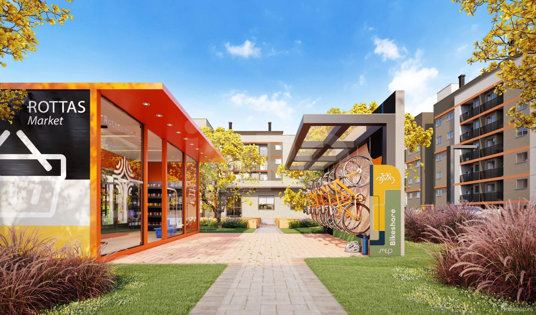 Meo Neoville - Garden com 66,8 m², em Cidade Industrial — foto 16