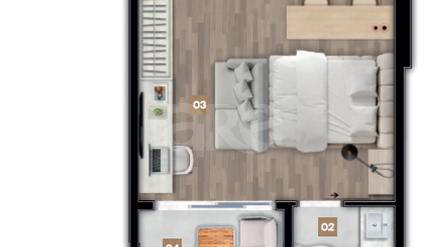 Planta — Garden 22,81 m²