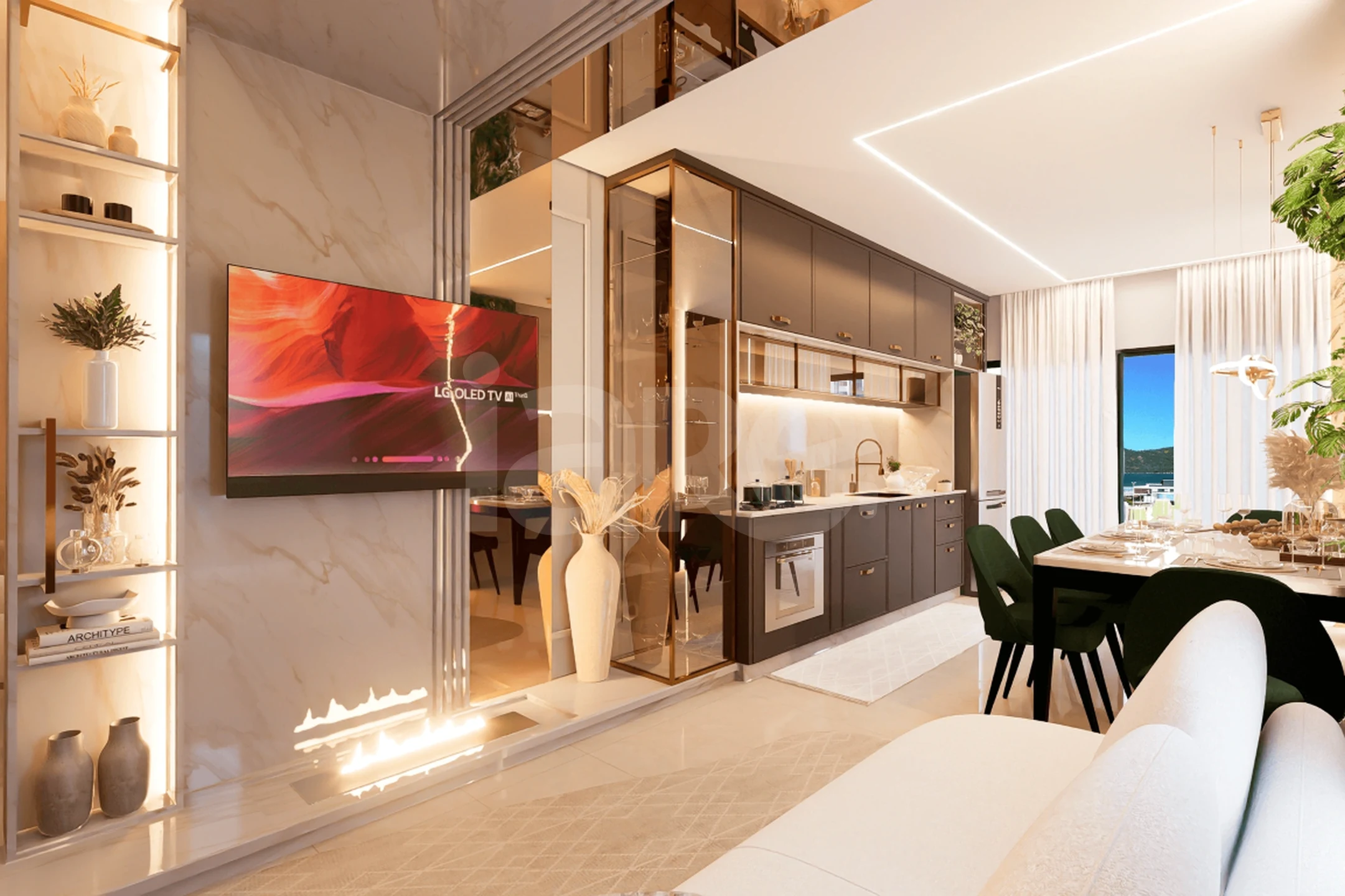 Piemonte - Apartamento com 110,32 m², em Canto Grande — foto 2