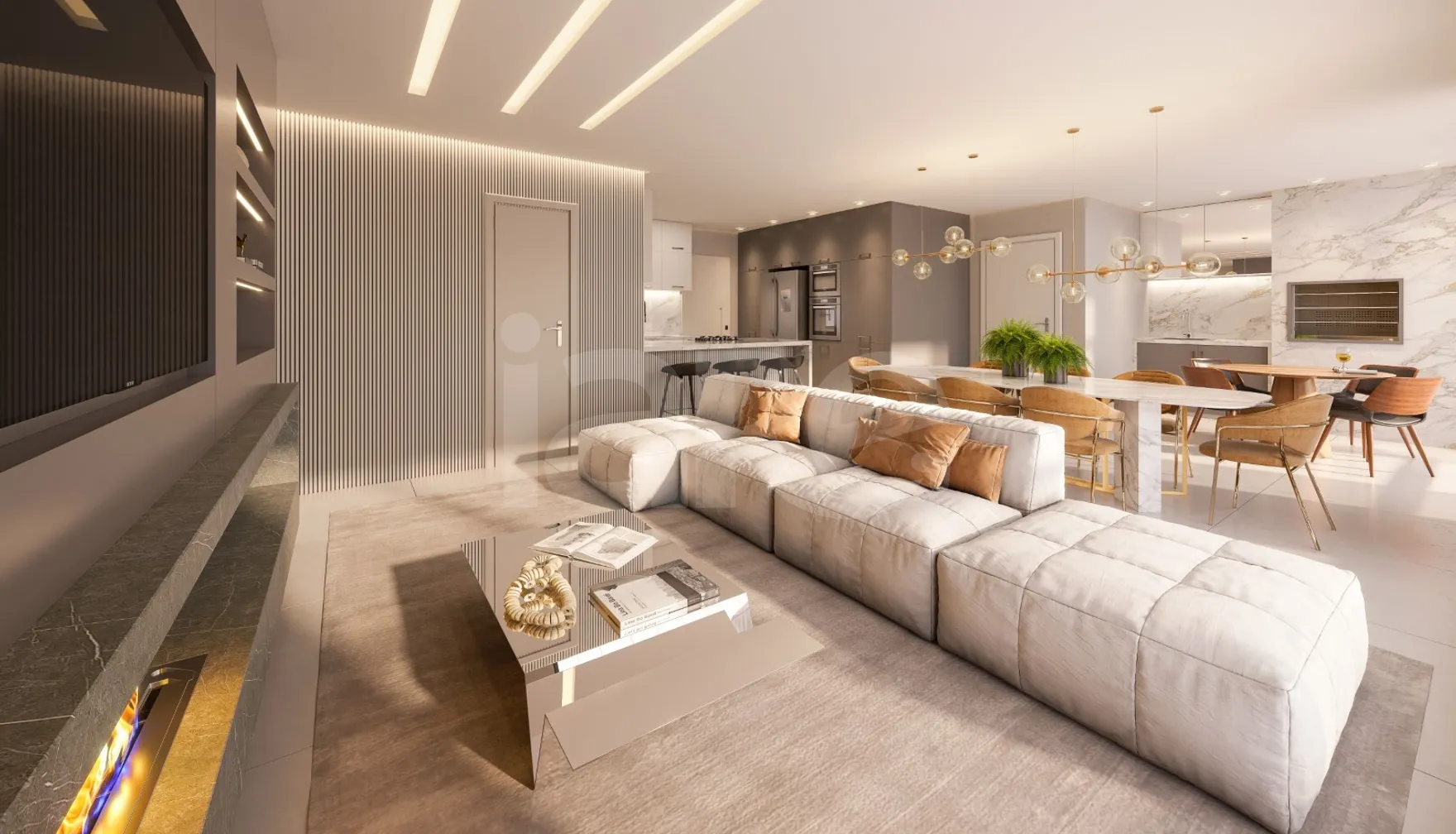 Villa Aurora - Apartamento com 125,2 m², em Meia Praia — foto 2