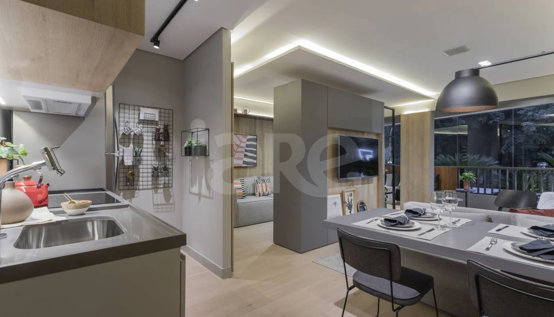Downtown Nova República - Apartamento com 43,33 m², em Centro — foto 3