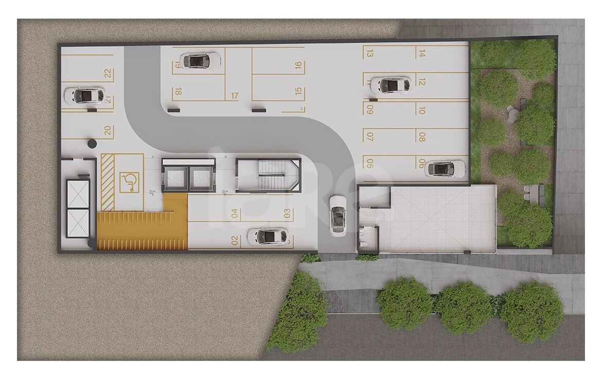 Planta — Pavimento subsolo 2