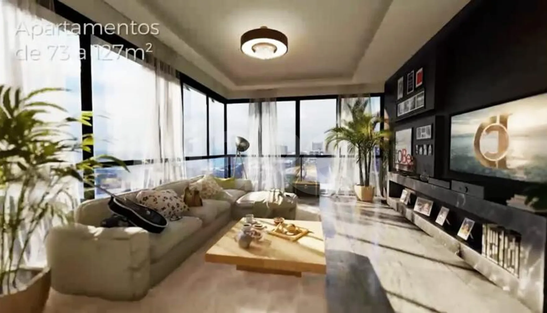 Doca Residence - Apartamento com 95 m², em Zona Nova — foto 3