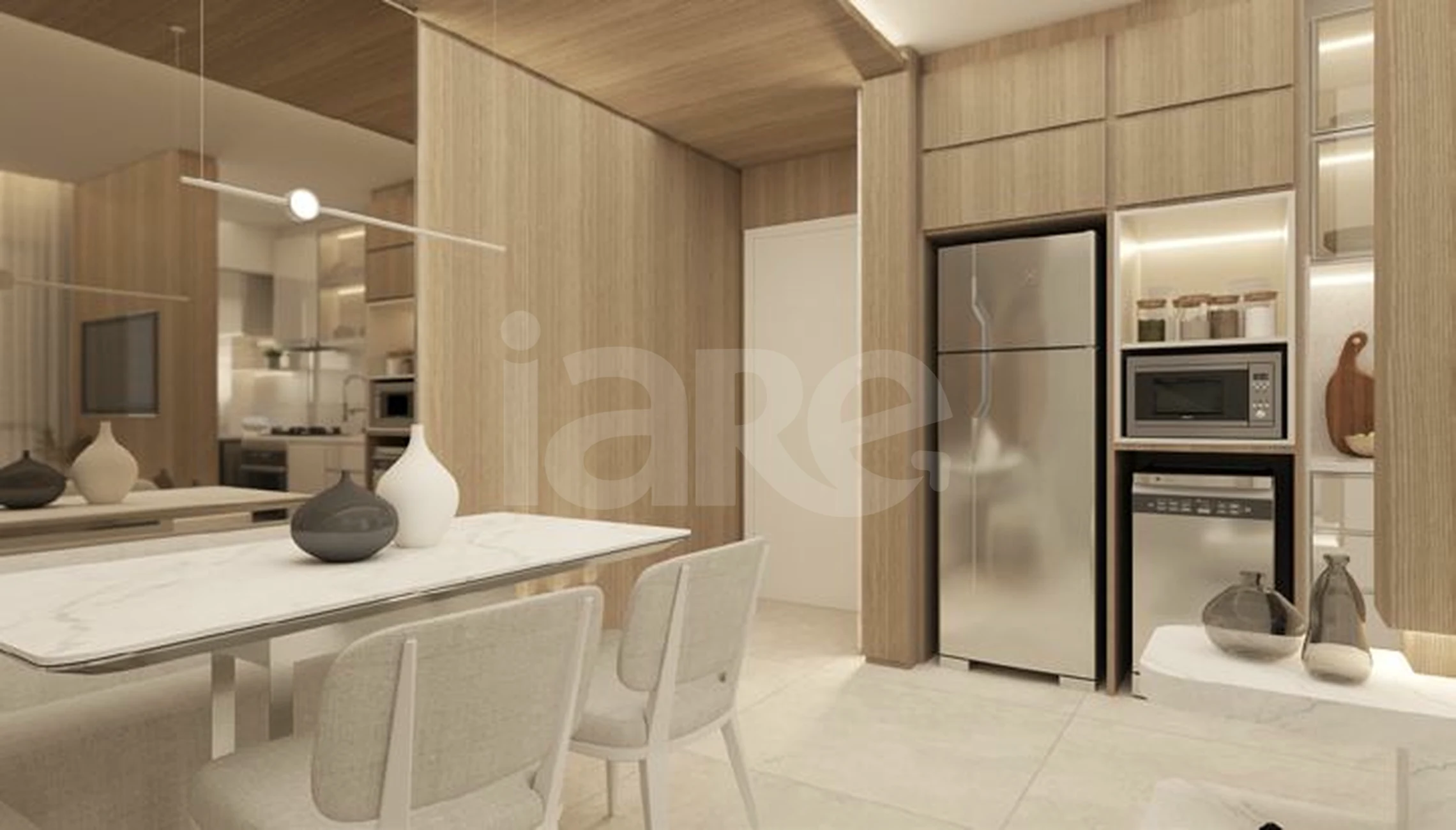 Pine Blue - Apartamento com 61,67 m², em Capão Raso — foto 2