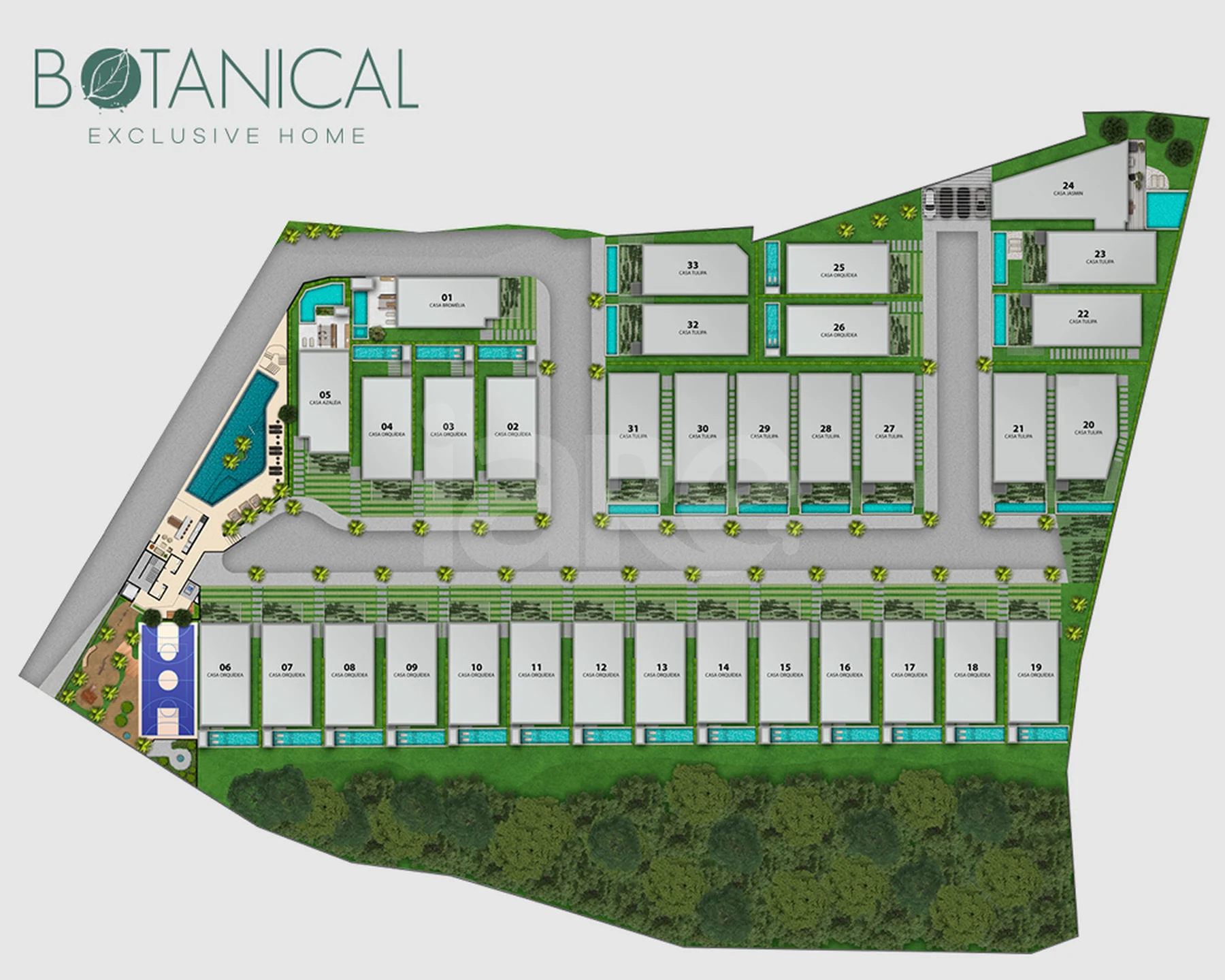Planta — Implantação