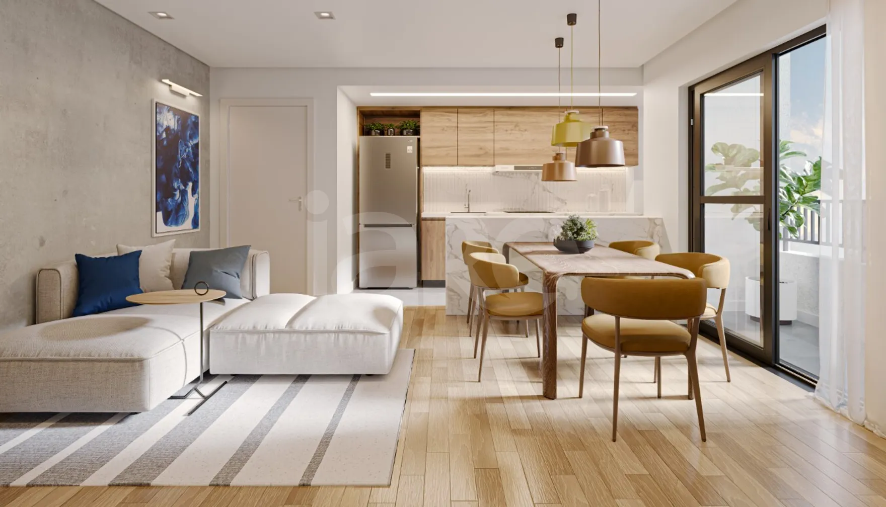 Jockey City Habitat - Apartamento com 53,13 m², em Estância Pinhais — foto 2