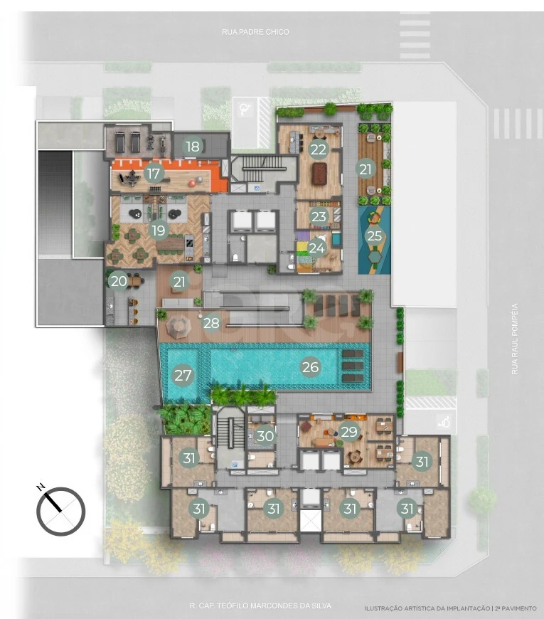 Planta — Pavimento 2