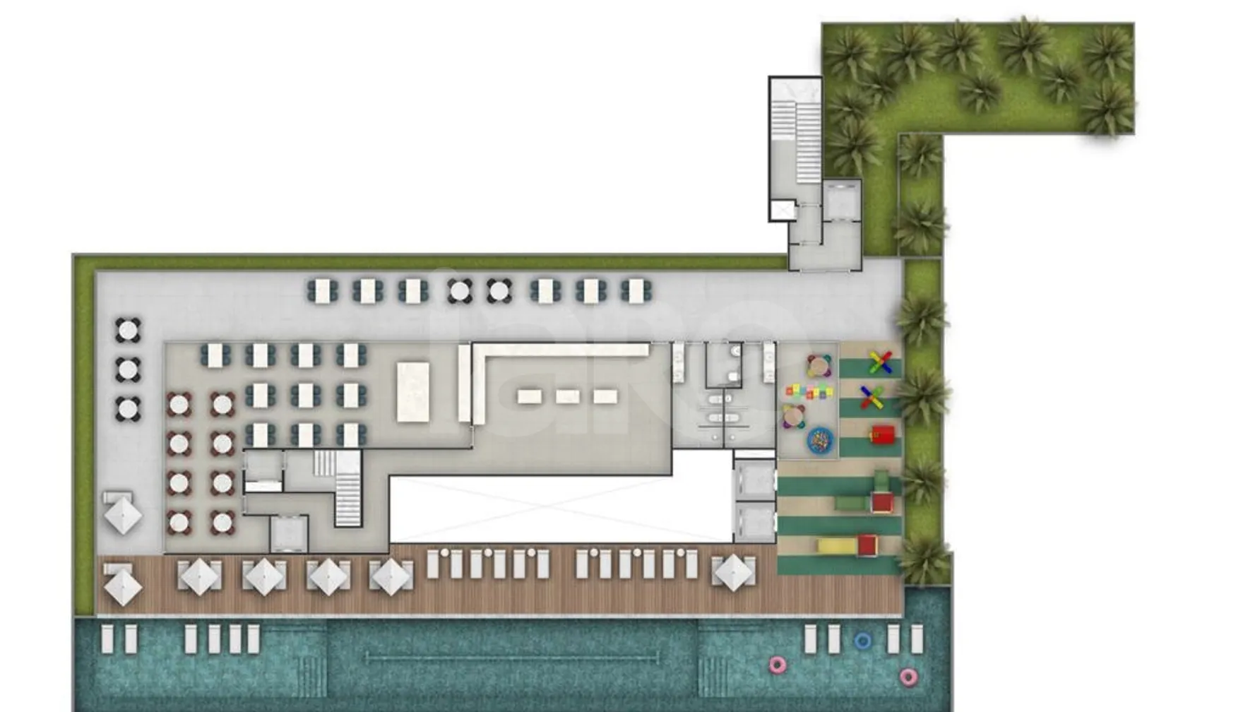 Planta — Pavimento rooftop
