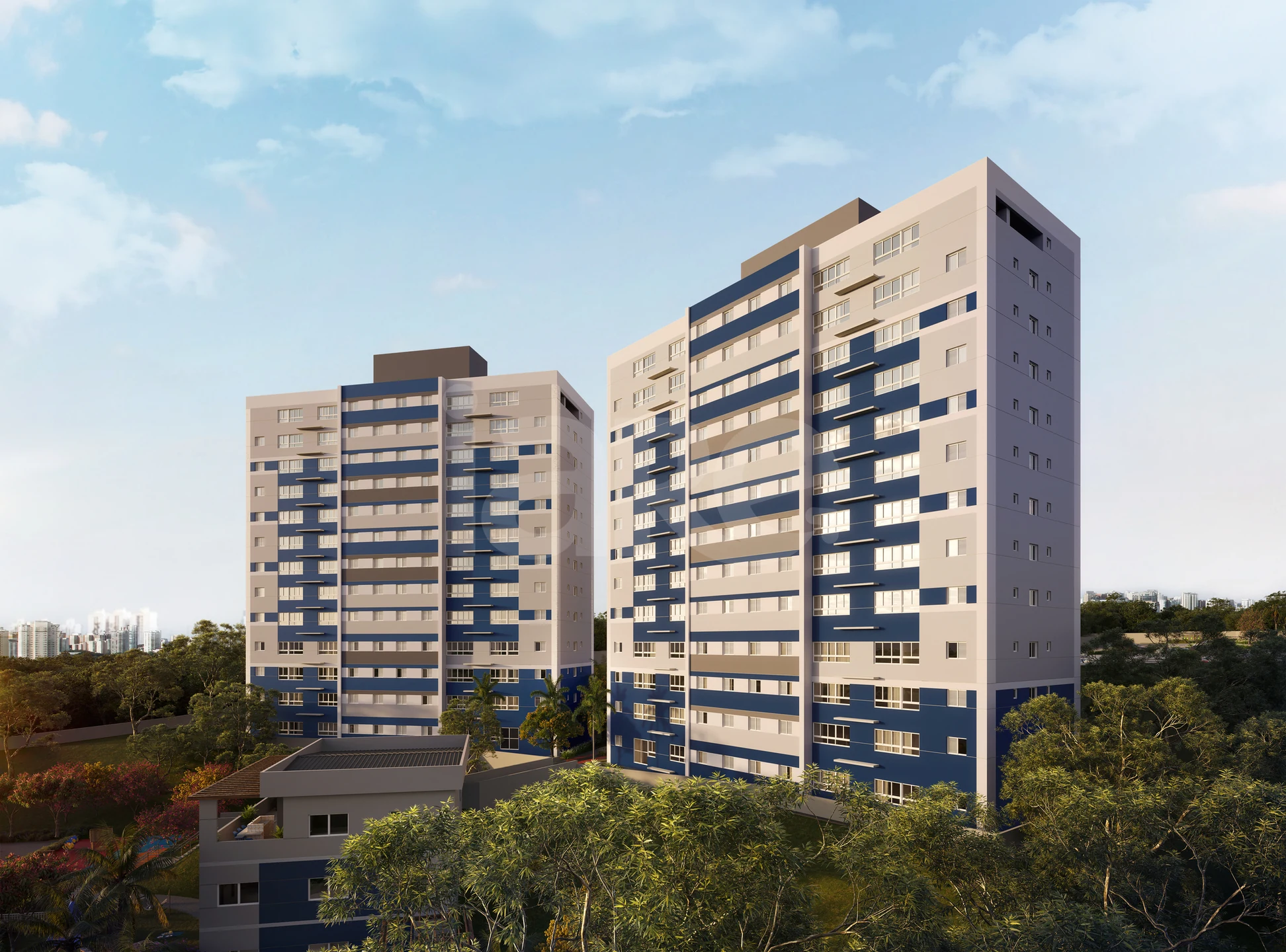 Residencial Integra Resort Urbano - Apartamento com 54,99 m², em Jardim Rodeio — foto 1