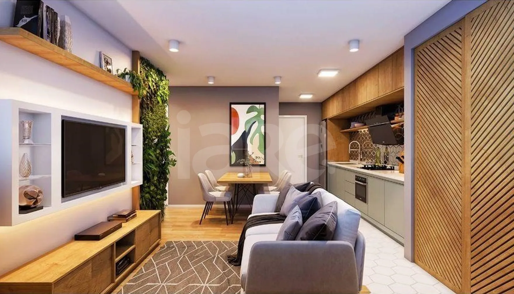 Griffe Barueri - Apartamento com 52,29 m², em Votupoca — foto 2