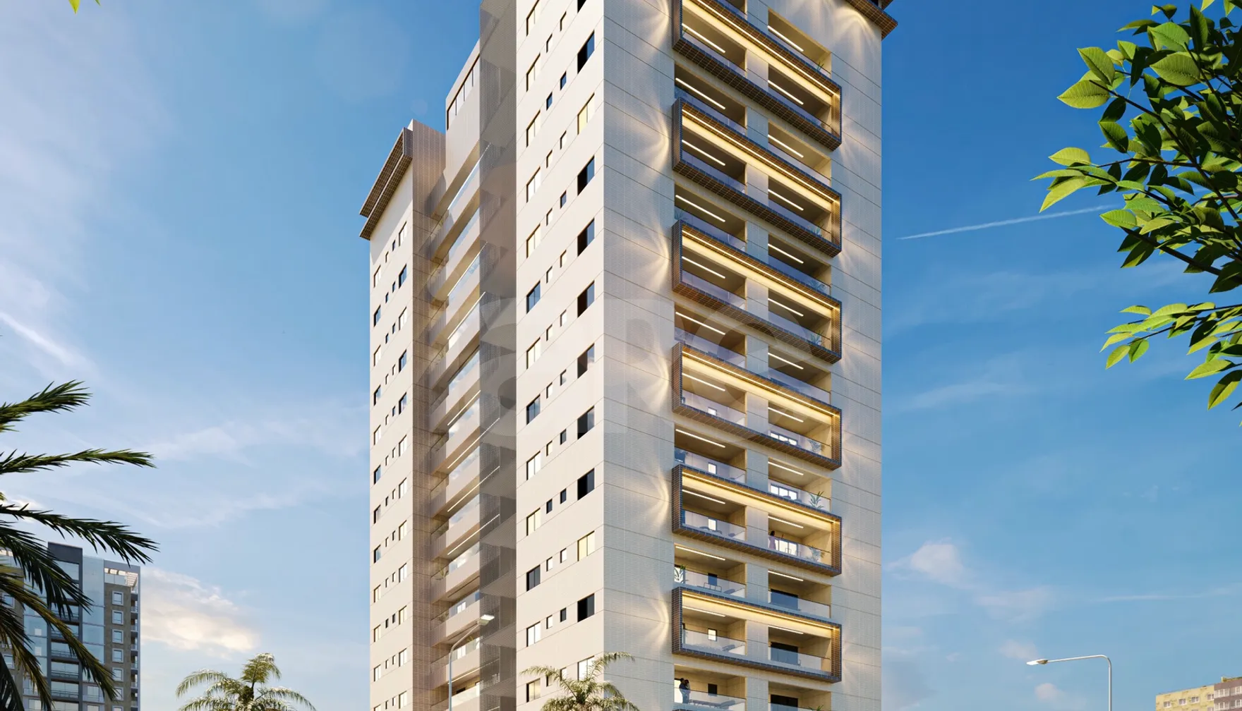 House Garden - Apartamento com 73,36 m², em Canto do Forte — foto 1