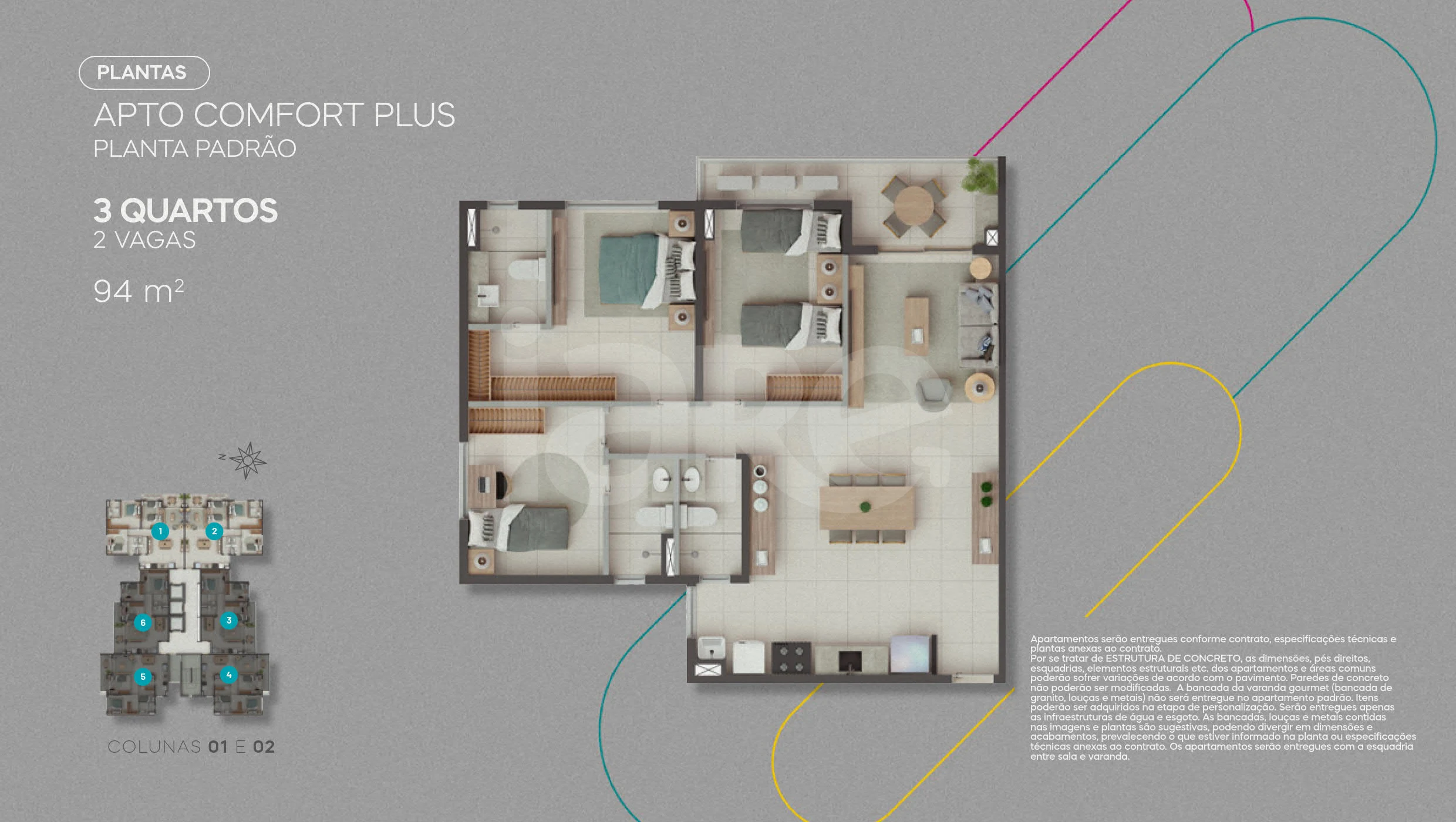 Planta — Apto Comfort Plus
