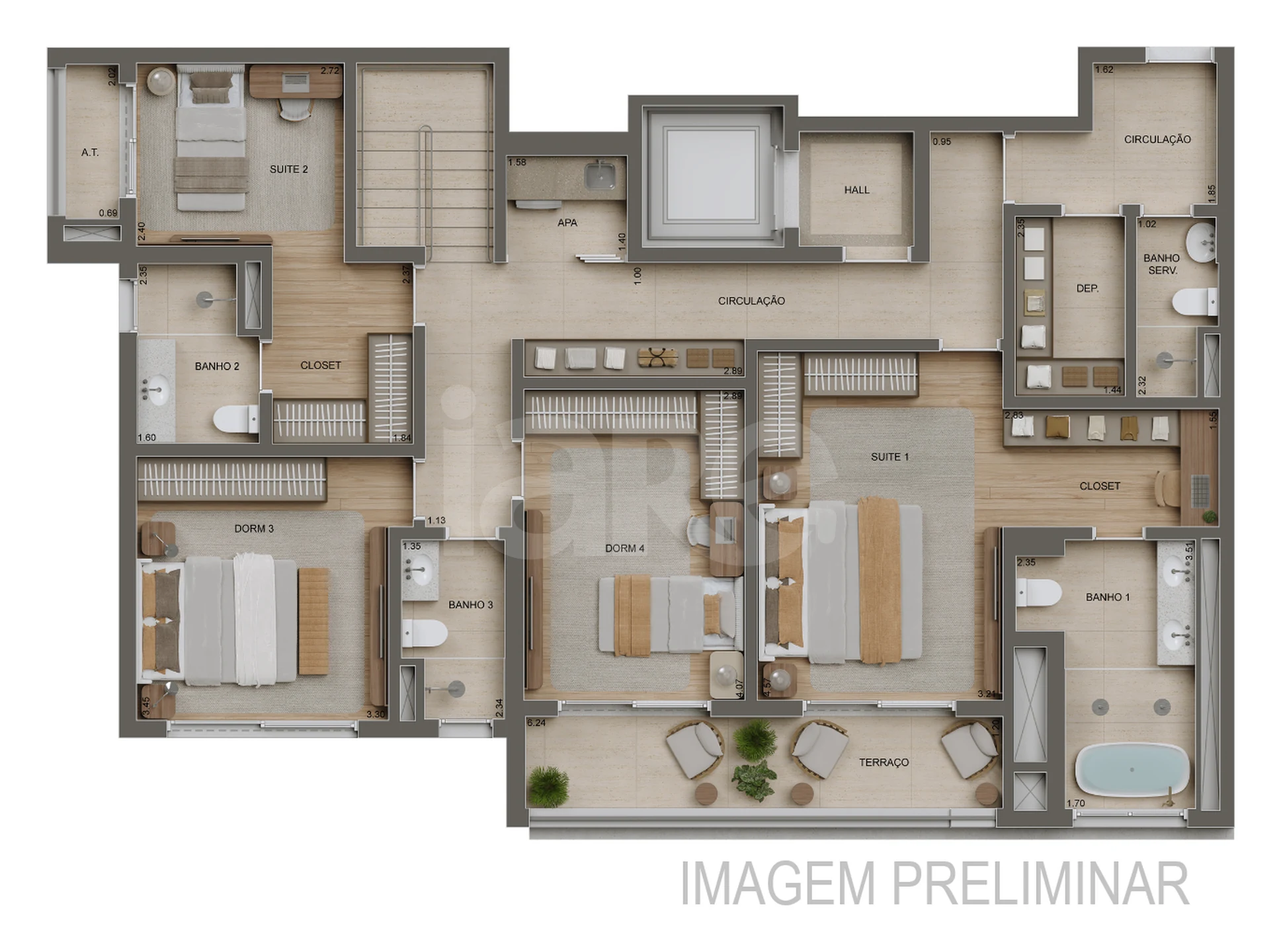 Planta — Garden 254,53 m²
