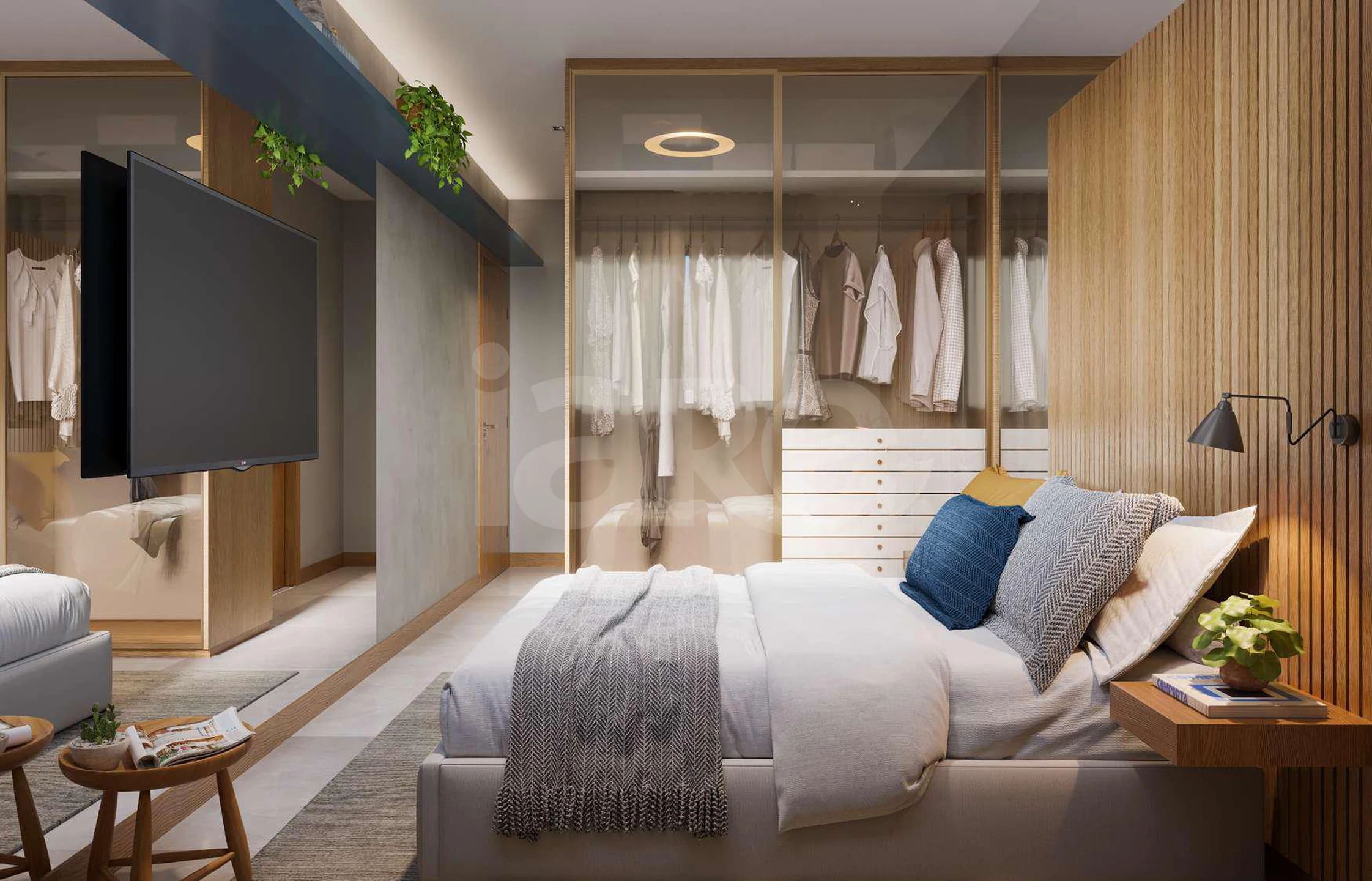 Mar de Itaparica - Apartamento com 66,82 m², em Praia de Itaparica — foto 3