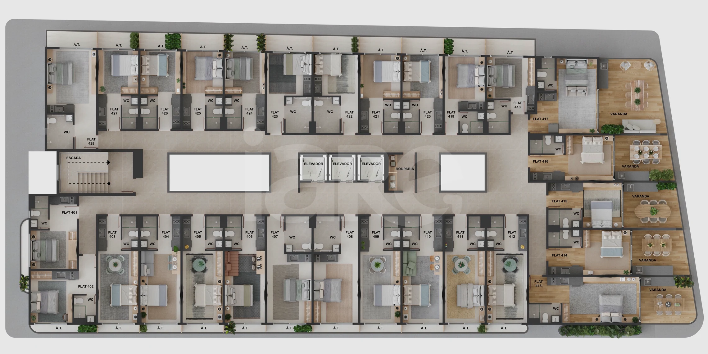 Planta — Pavimento 4
