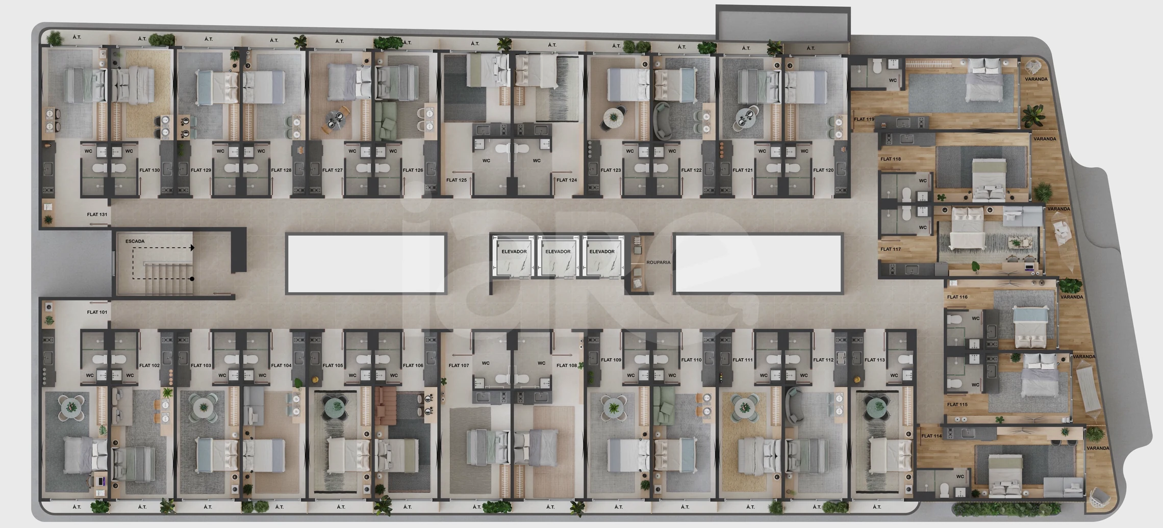 Planta — Pavimento 1