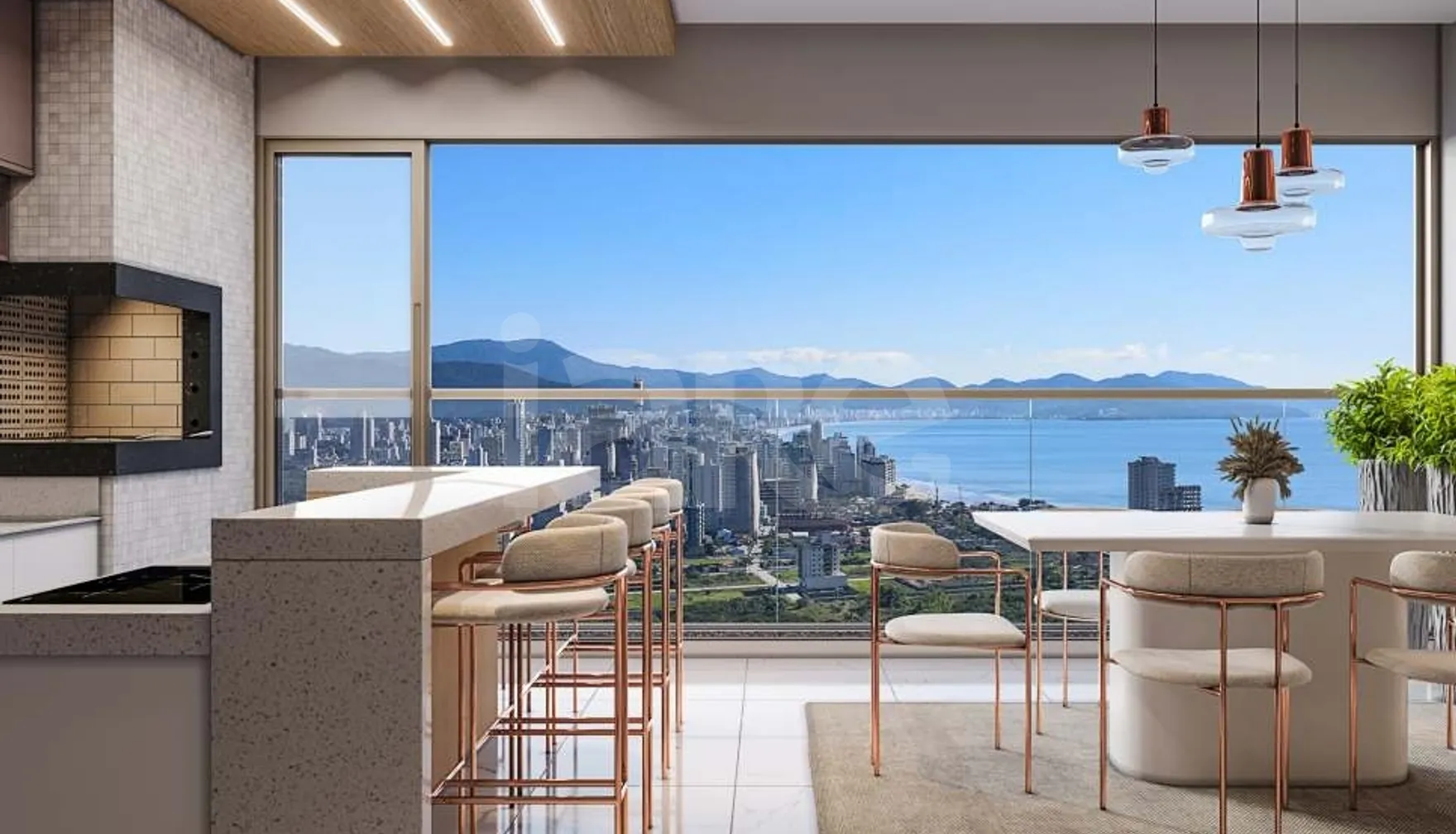 Baía Rica - Apartamento com 119,07 m², em Perequê — foto 3