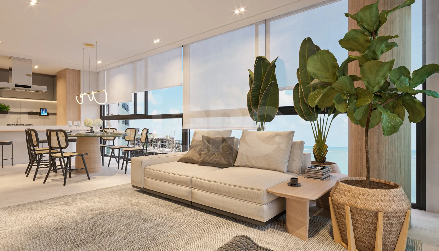 Thai - Apartamento com 146,07 m², em Camboinha — foto 2