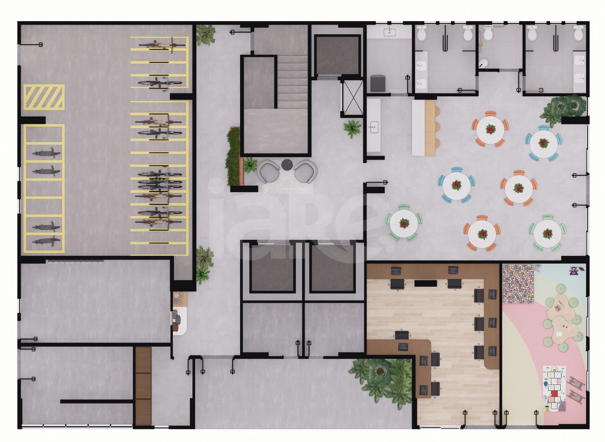 Planta — Pavimento lazer