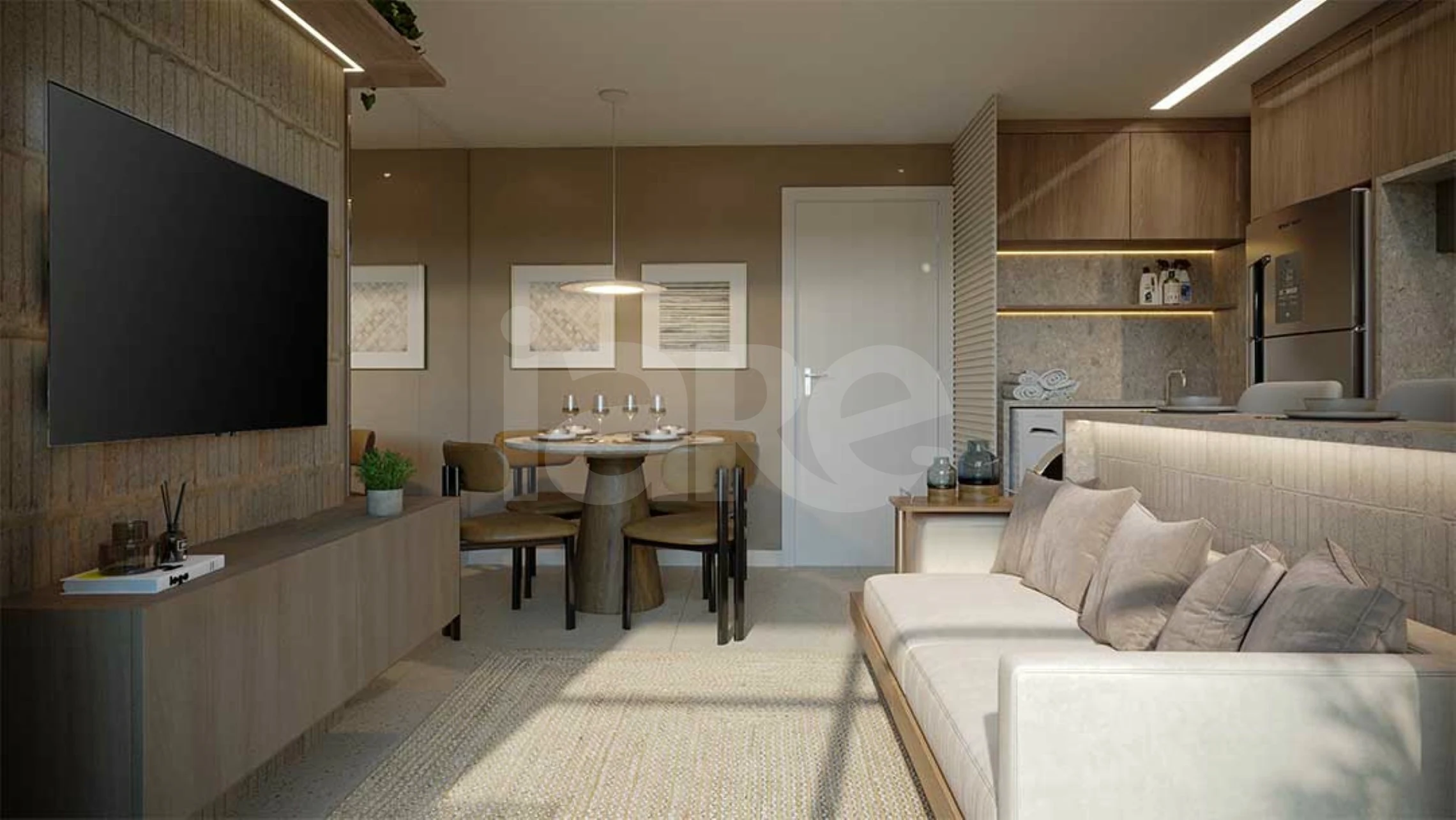 Pátio Horí - Apartamento com 45,46 m², em Várzea — foto 2