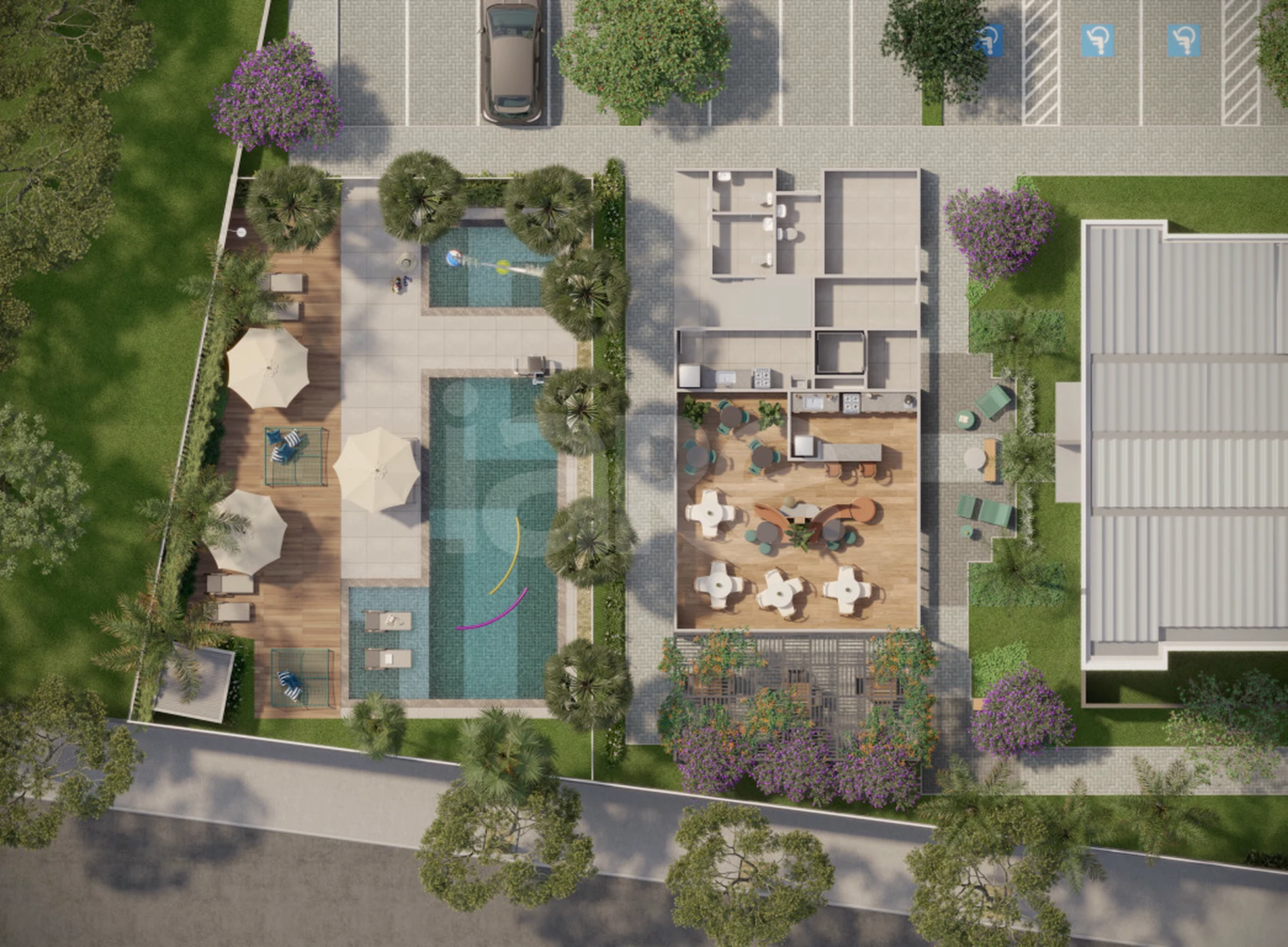 Planta — Pavimento lazer
