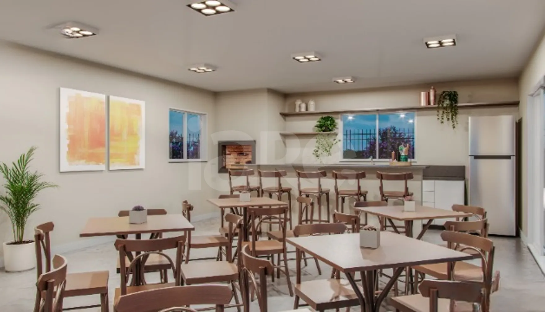 Villa Pienza - Apartamento com 30,01 m², em Hípica — foto 6