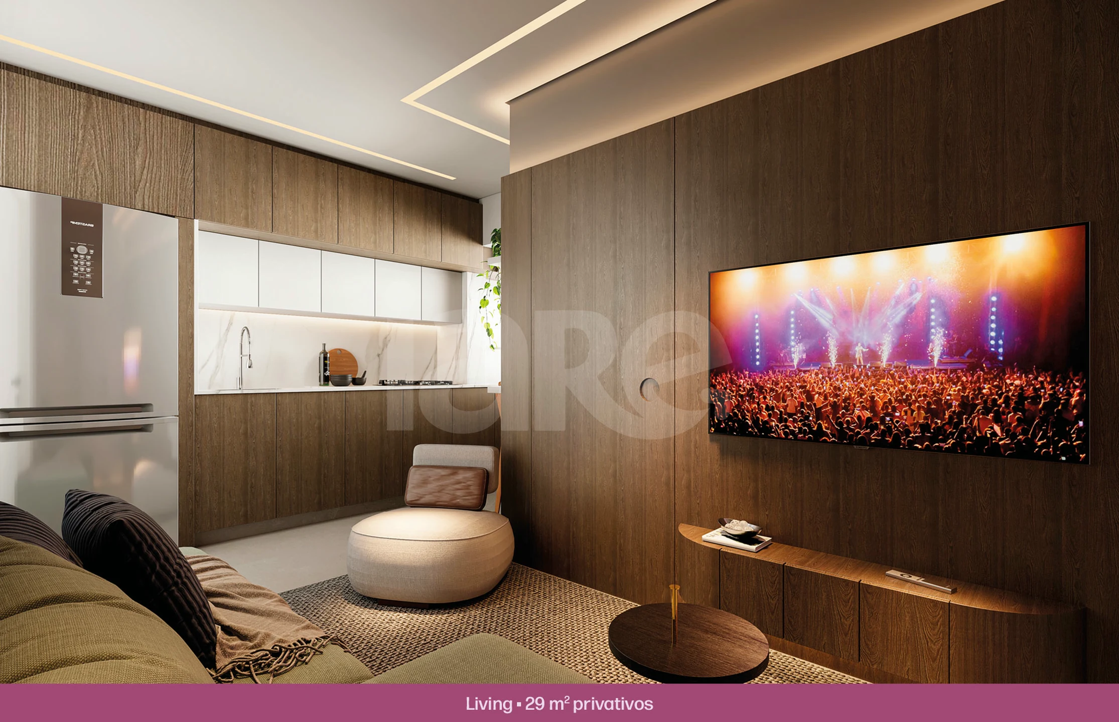 Solar das Rosas - Apartamento com 36,66 m², em Santa Maria — foto 2